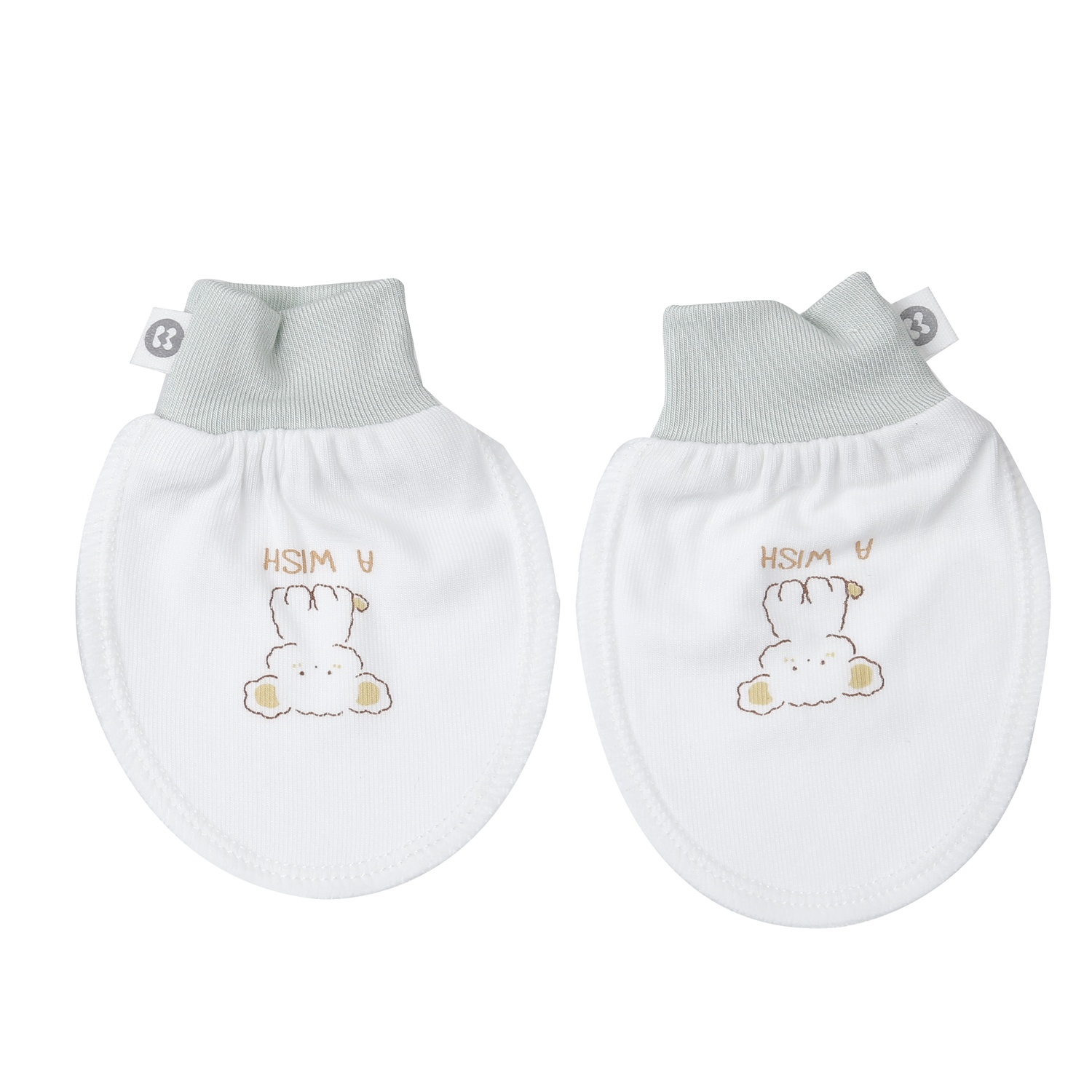 Set bao tay chân KidsPlaza Otis in cún ND25T (Trắng xanh) hình 2