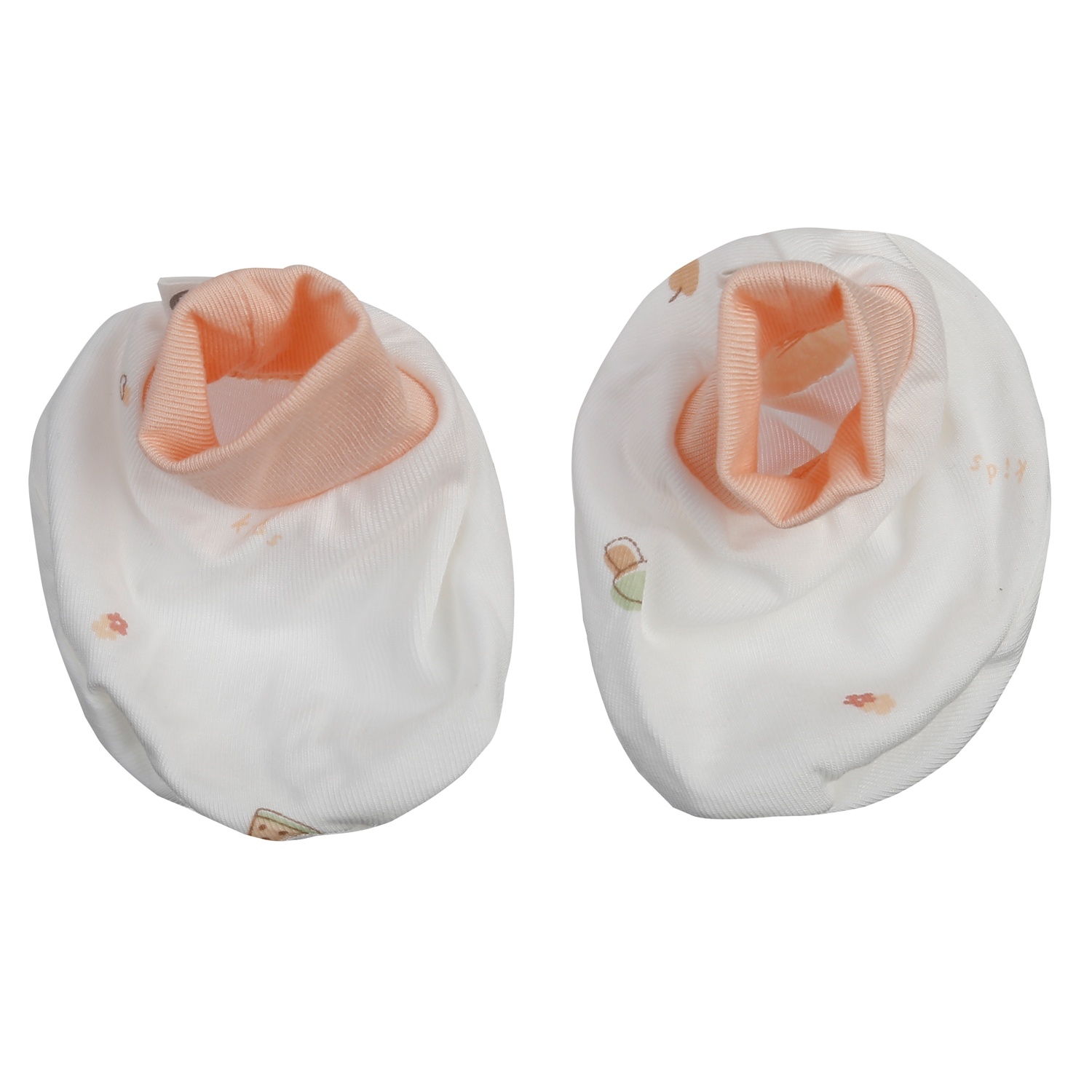 Set bao tay chân KidsPlaza Otis in dưa ND25T (Trắng)