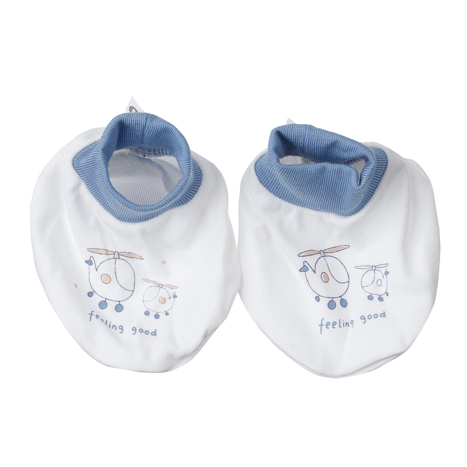 Set bao tay chân KidsPlaza Otis in máy bay ND25T (Trắng)
