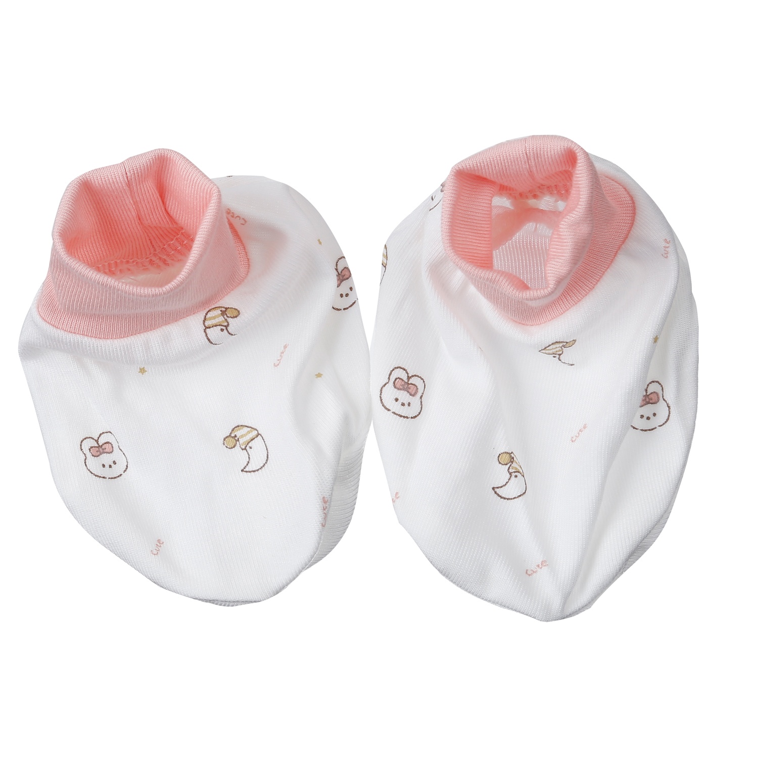 Set bao tay chân KidsPlaza Otis in thỏ ND25T (Hồng)