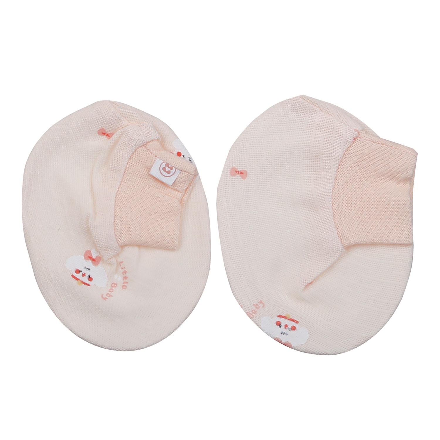 Set bao tay chân sơ sinh Kidsplaza HN24T (Hồng) hình 4