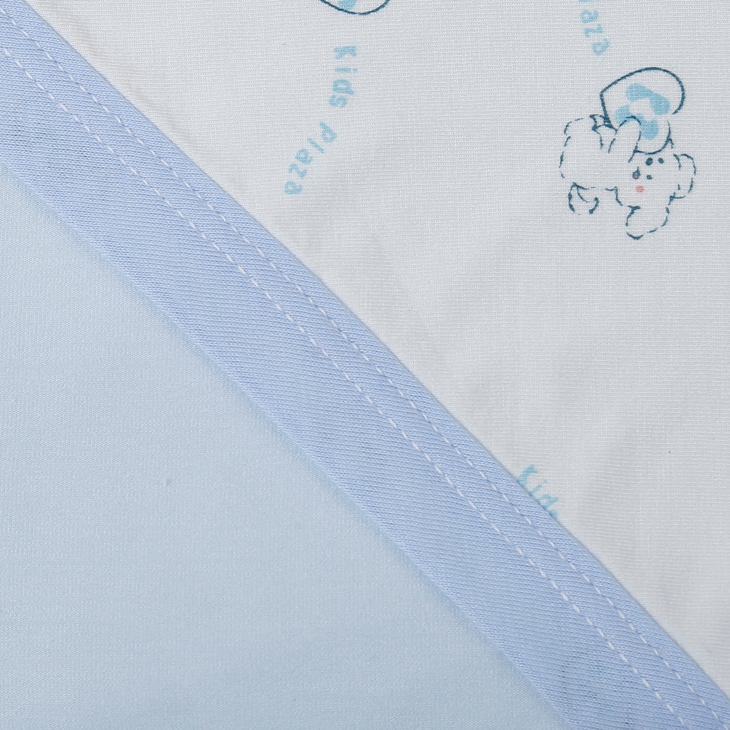 Chăn ủ 2 lớp KidsPlaza TM25.8 (Trắng xanh) hình 2