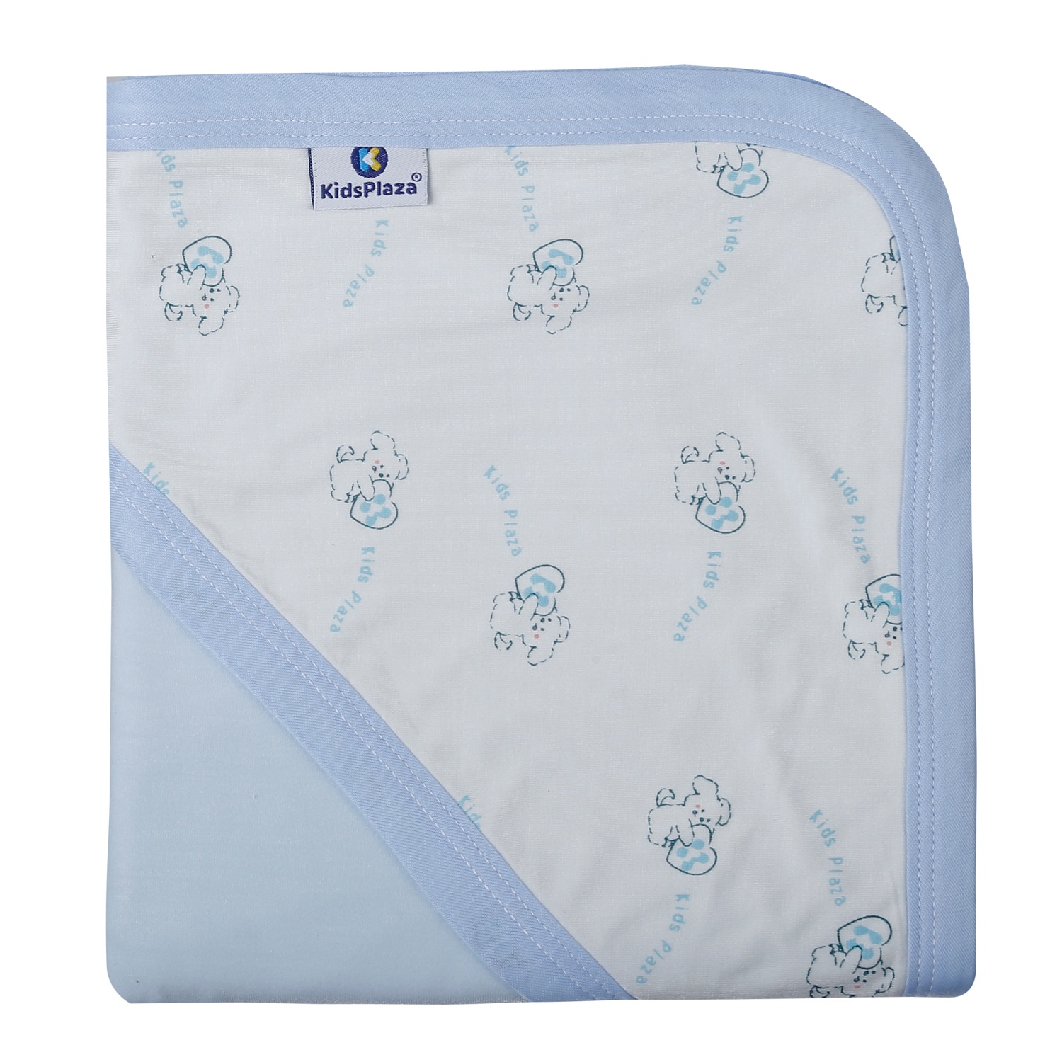 Chăn ủ 2 lớp KidsPlaza TM25.8 (Trắng xanh) hình 1