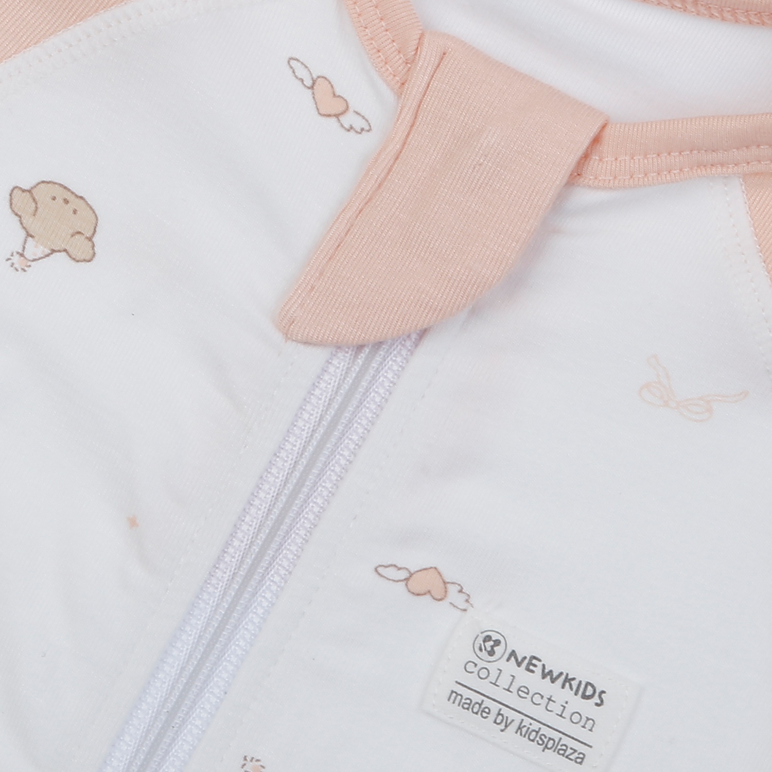 Ủ kén Otis KidsPlaza in gấu ND25H cho bé (Trắng Hồng) hình 2