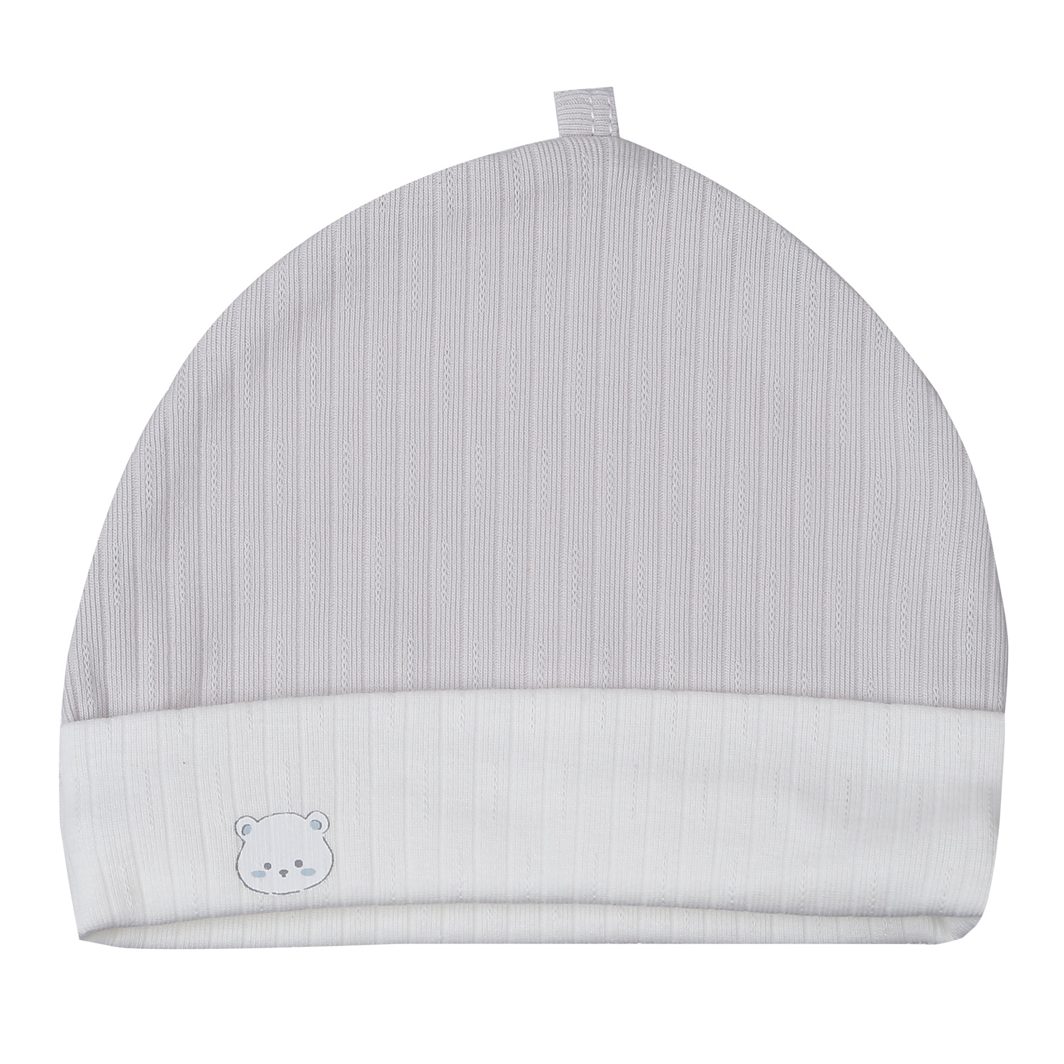 Mũ cho bé KidsPlaza kẻ tăm ND25T (Ghi) hình 1