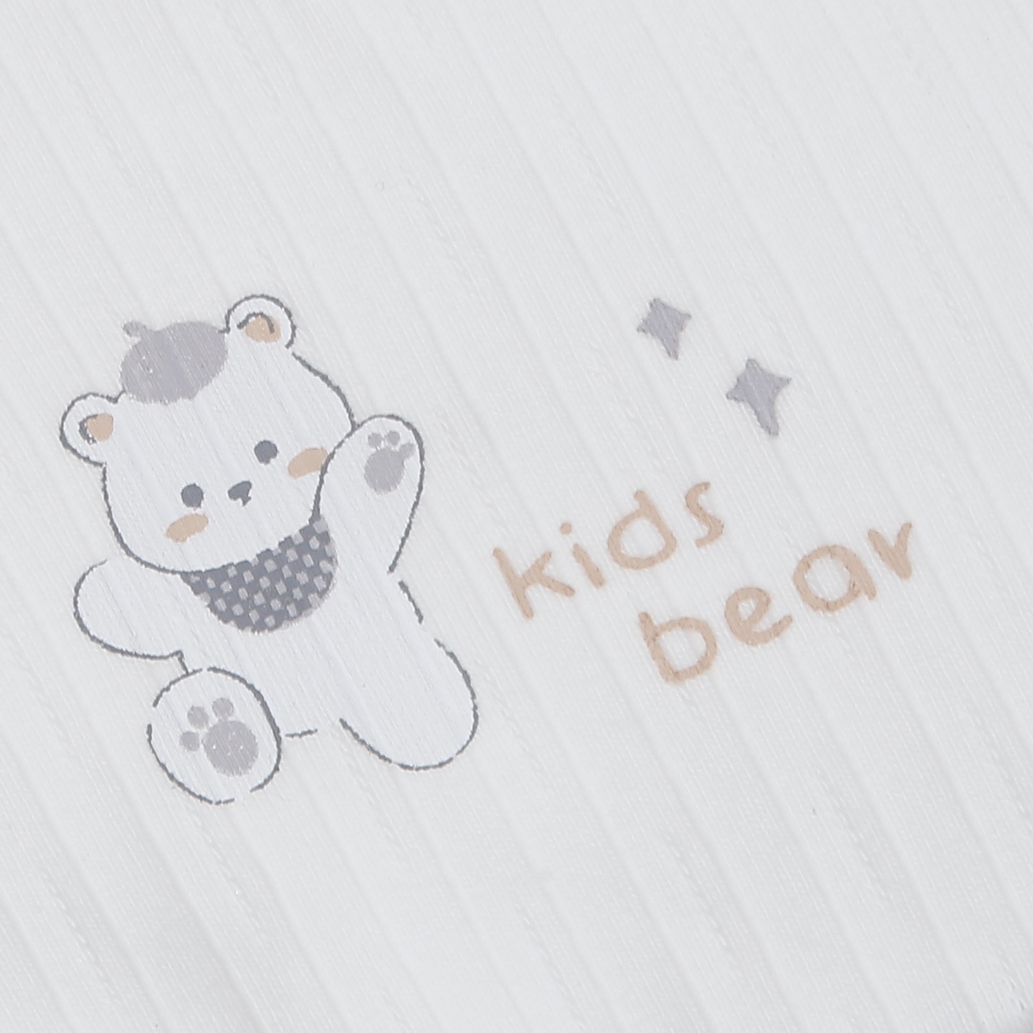 Mũ KidsPlaza kẻ tăm ND25T (Trắng ghi)