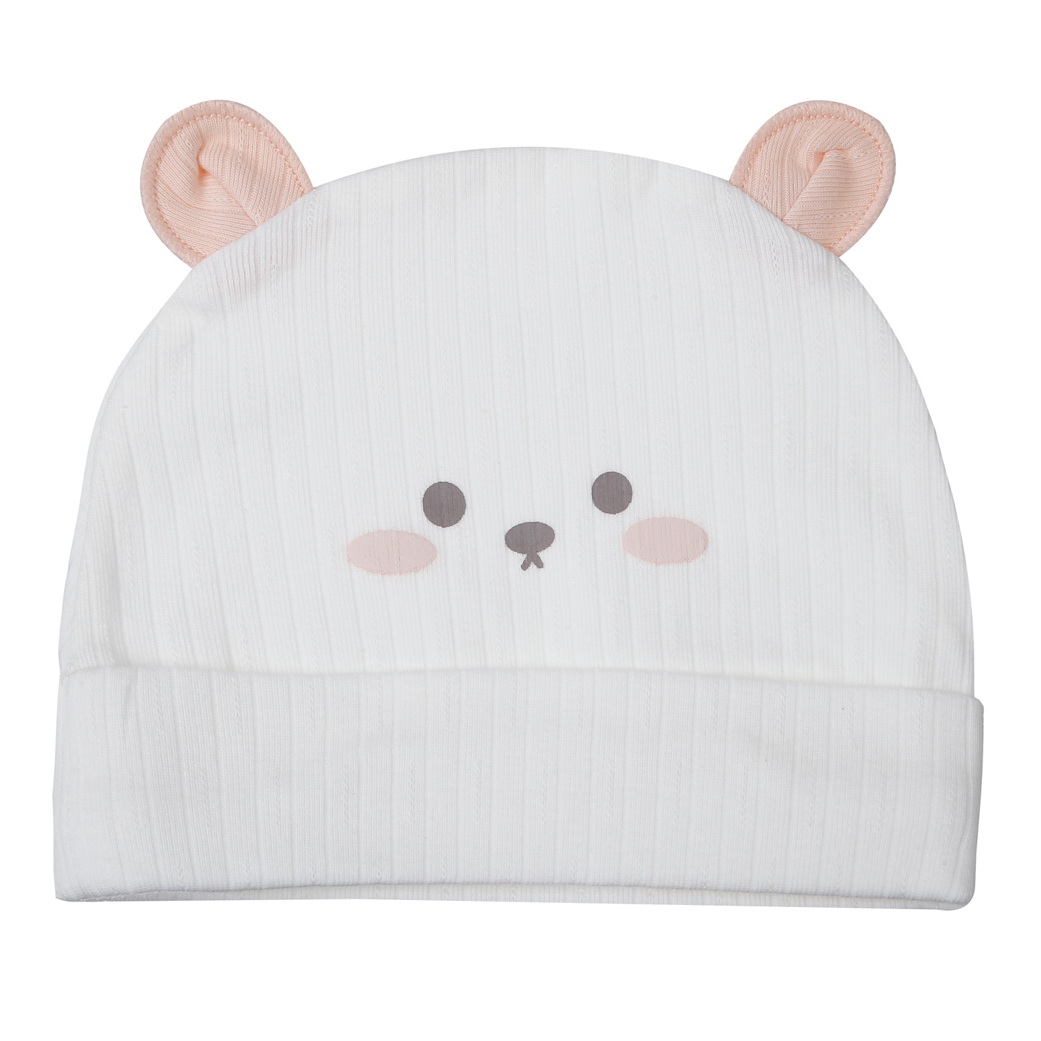 Mũ KidsPlaza kẻ tăm ND25T (Trắng hồng)