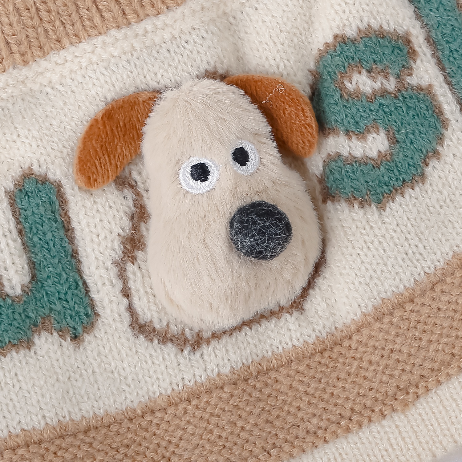 Mũ len cho bé KidsPlaza 25K-B01 (Be) hình 2