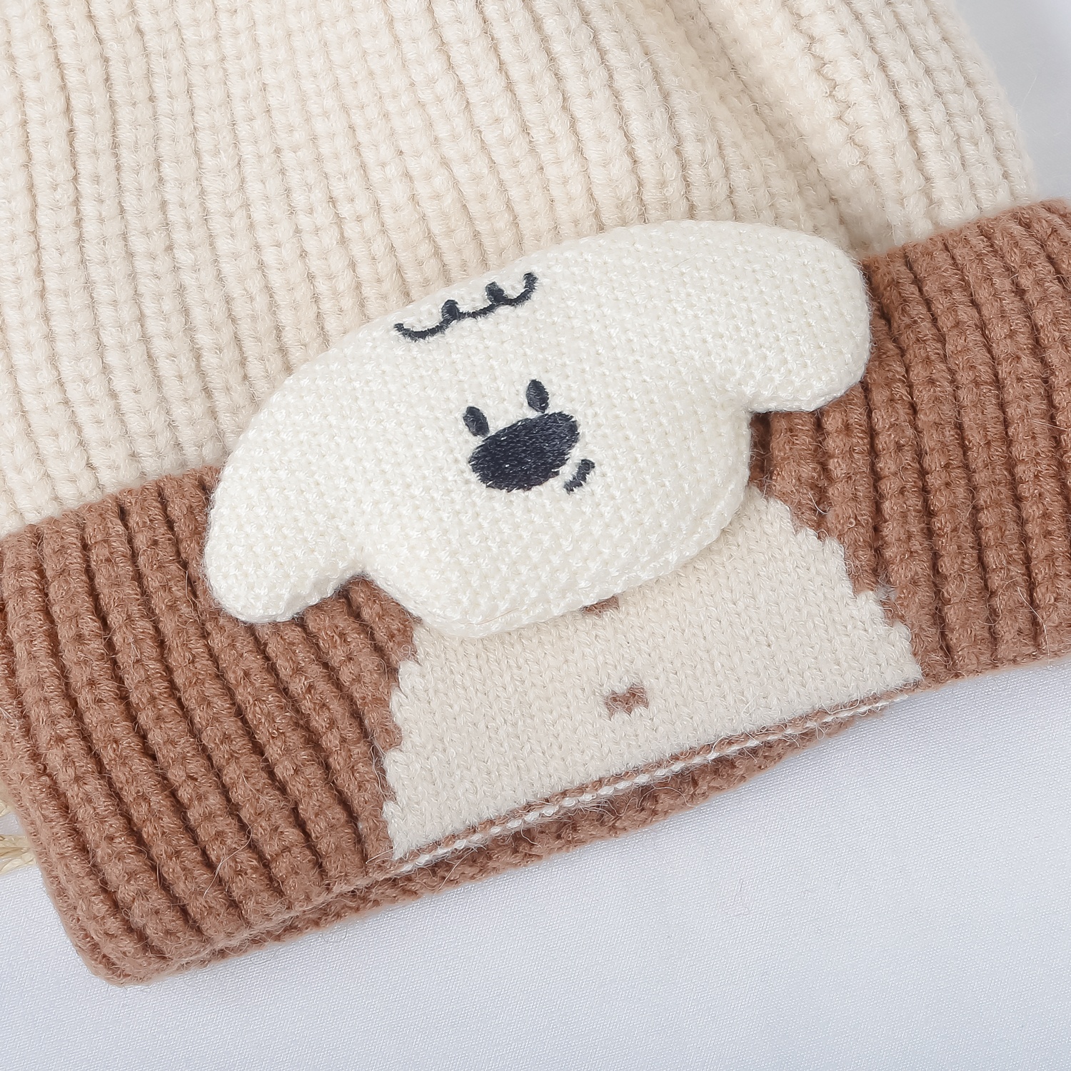 Mũ len cho bé KidsPlaza 25K-B02 (Be) hình 2