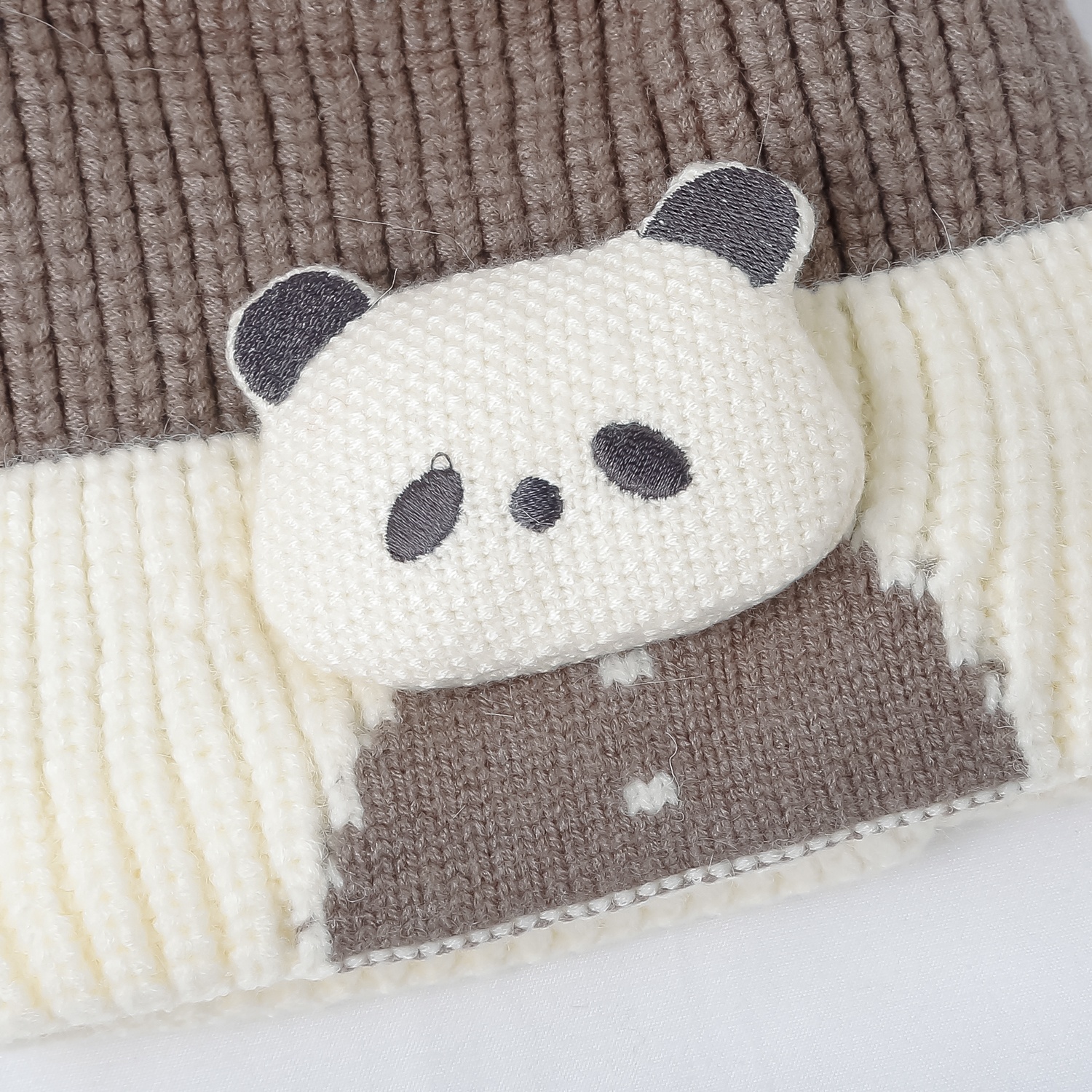 Mũ len cho bé  KidsPlaza 25K-B02 (Nâu)  hình 2