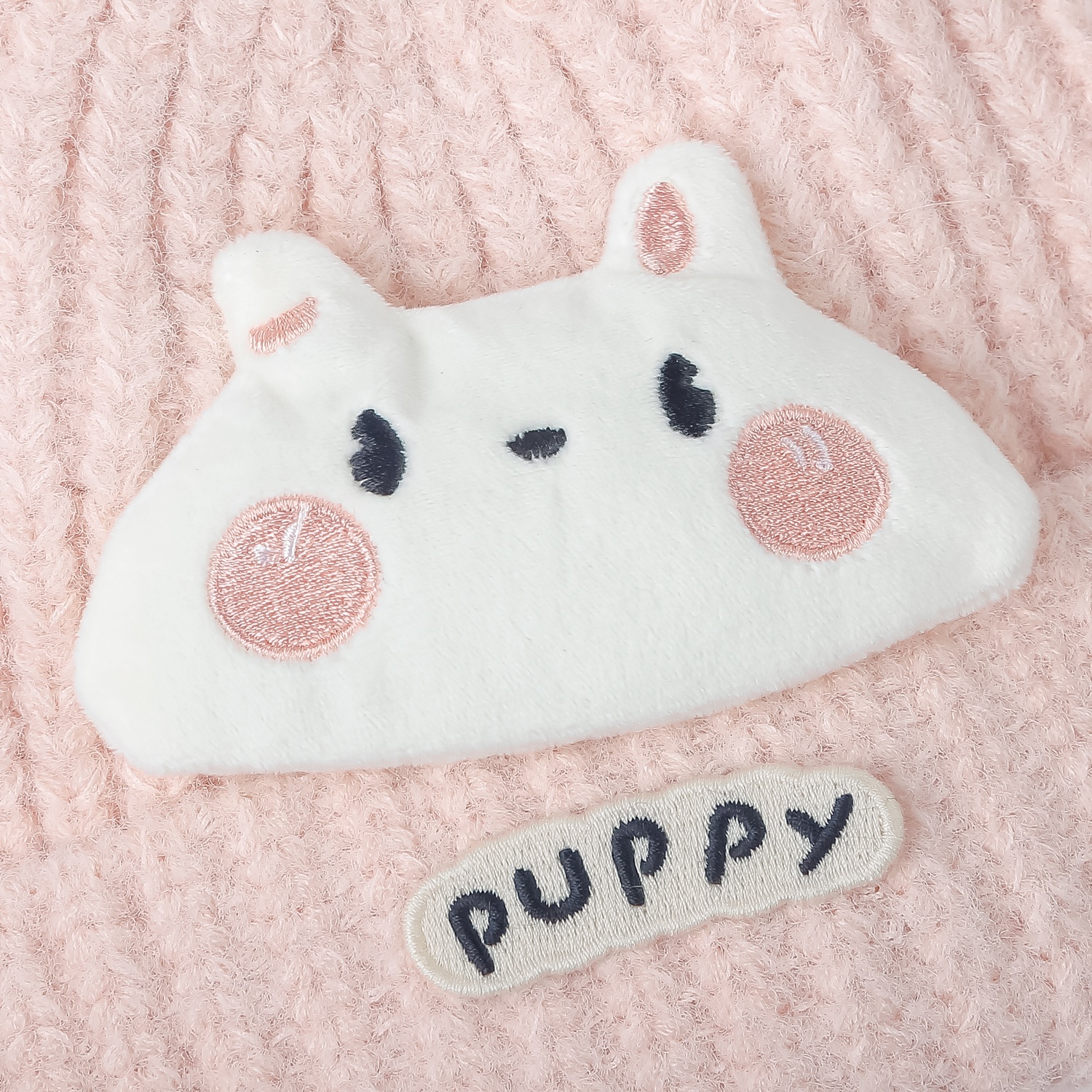 Mũ len cho bé KidsPlaza 25K-B03 puppy (Hồng) hình 2