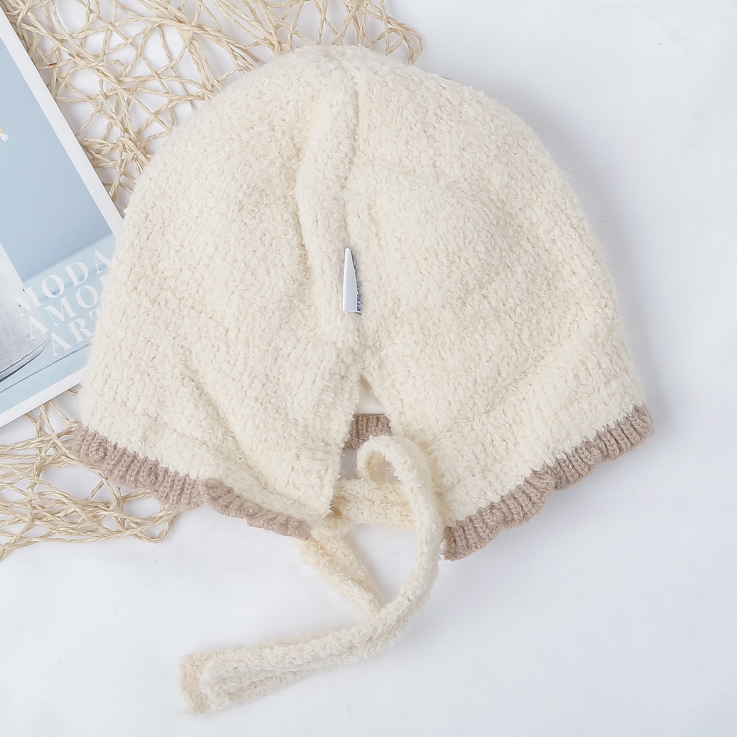 Mũ len cho bé KidsPlaza 25K-B04 (Be) hình 3