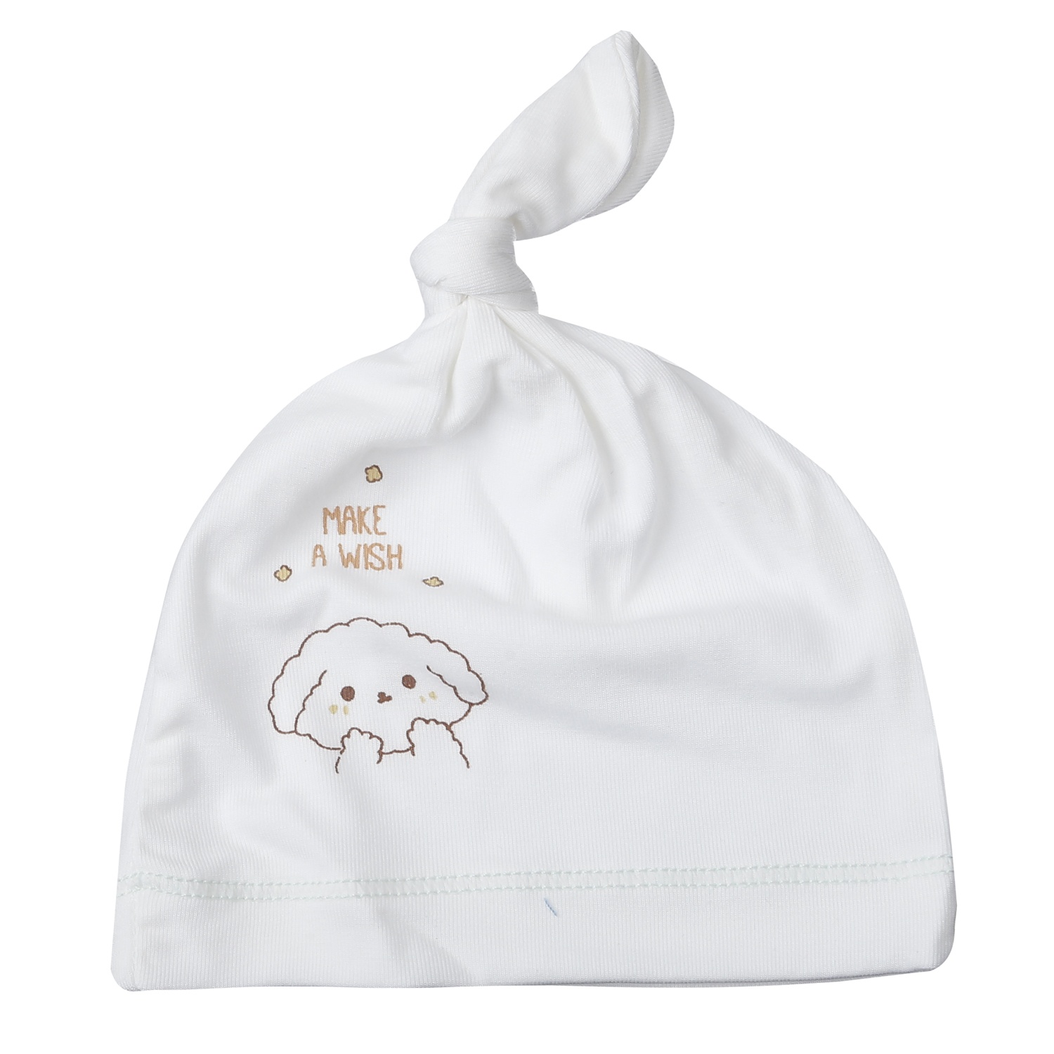 Mũ sơ sinh KidsPlaza Otis in cún ND25T (Trắng)