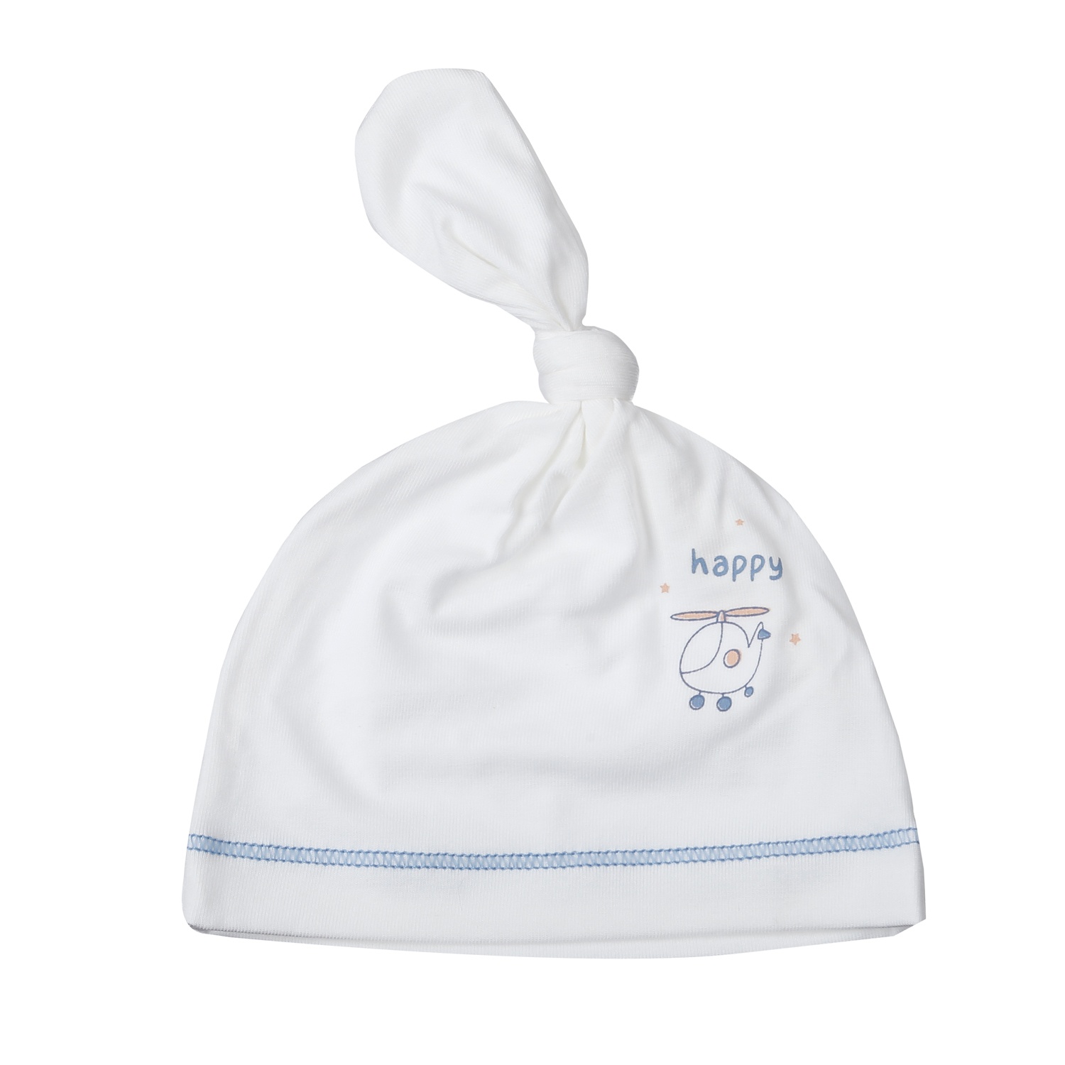 Mũ sơ sinh KidsPlaza Otis in máy bay ND25T (Trắng)