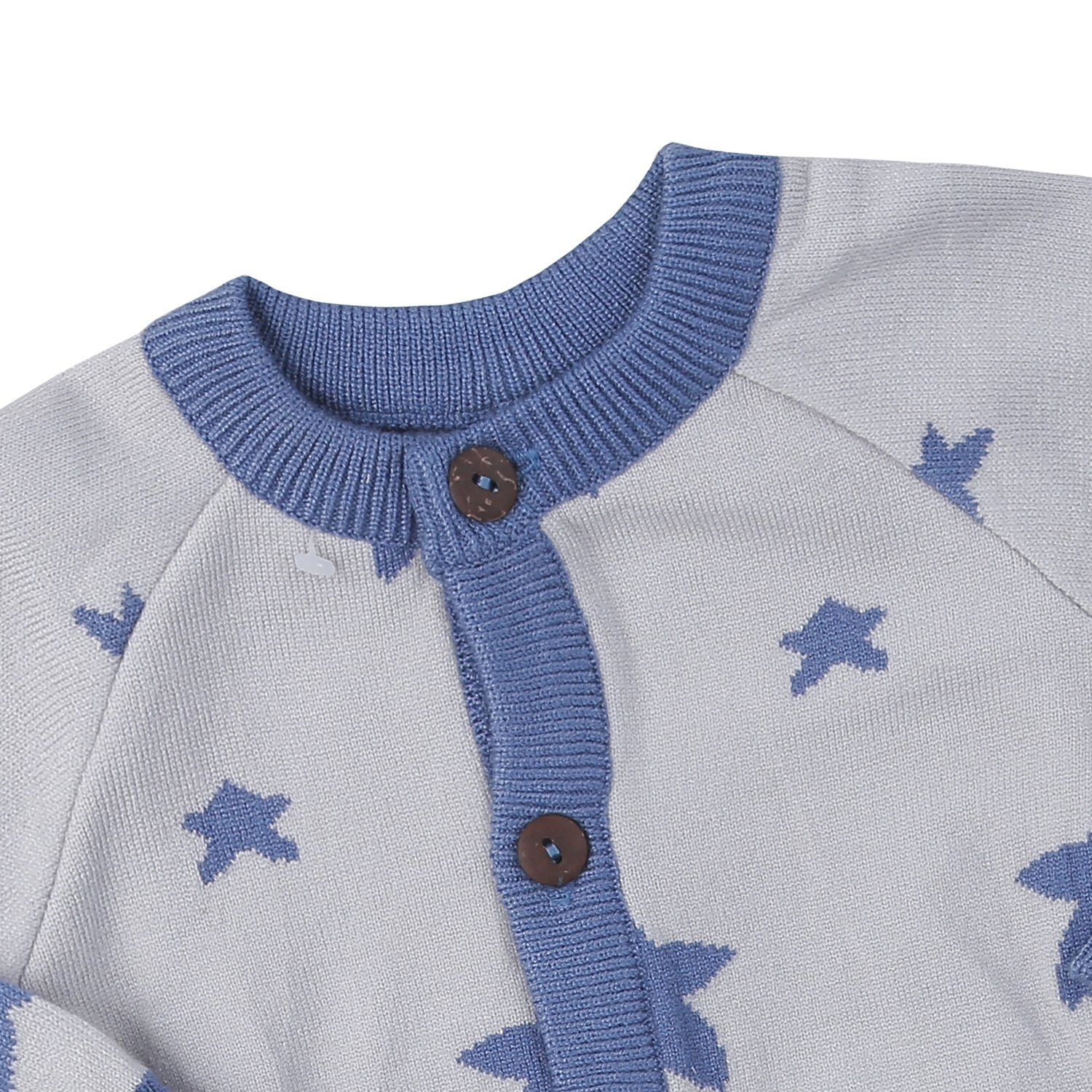 Áo len cài giữa bé trai Momma Baby hình sao ND24D (Ghi) hình 2