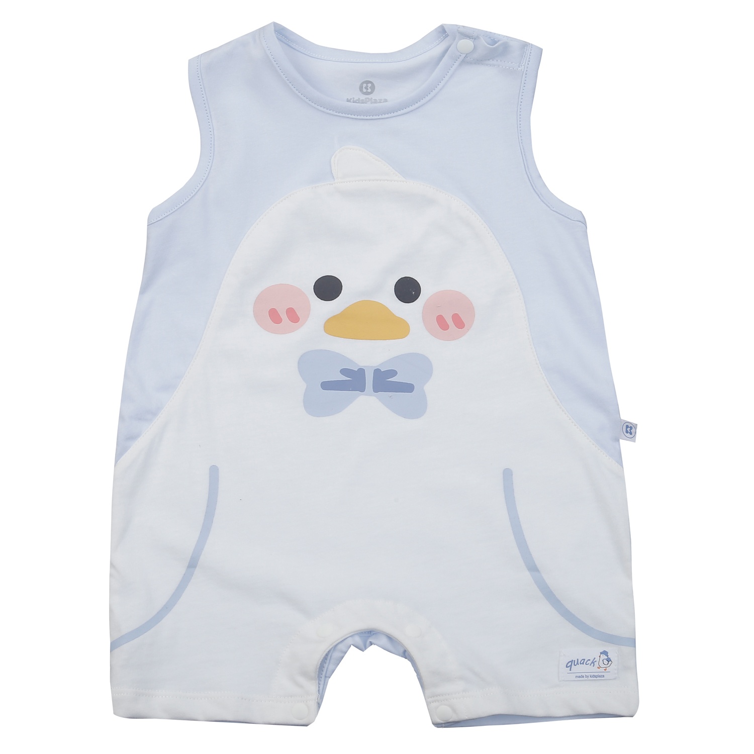 Bộ body ba lỗ bé trai KidsPlaza in duck BA25H (Xanh dương) 