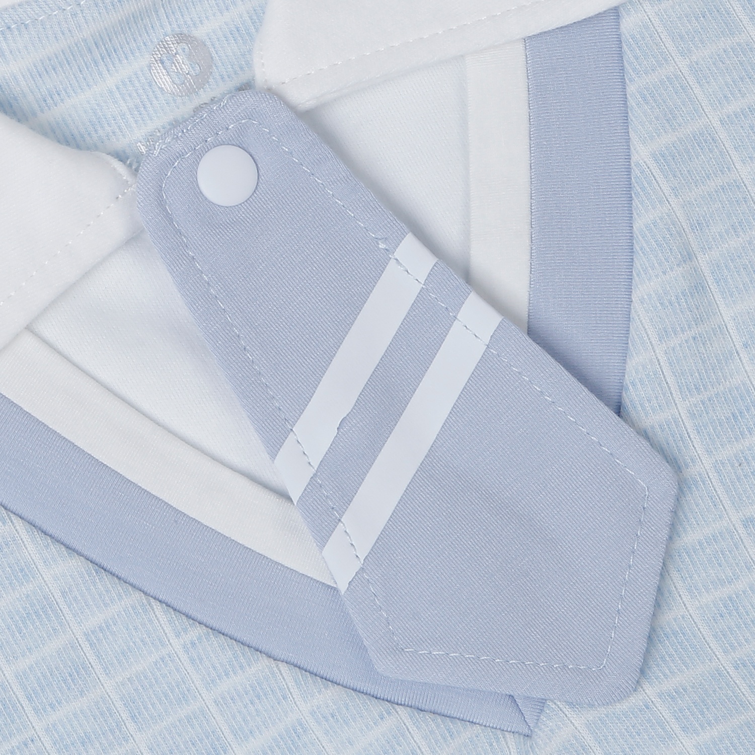 Bộ body bé trai KidsPlaza kẻ HN25T (Xanh)