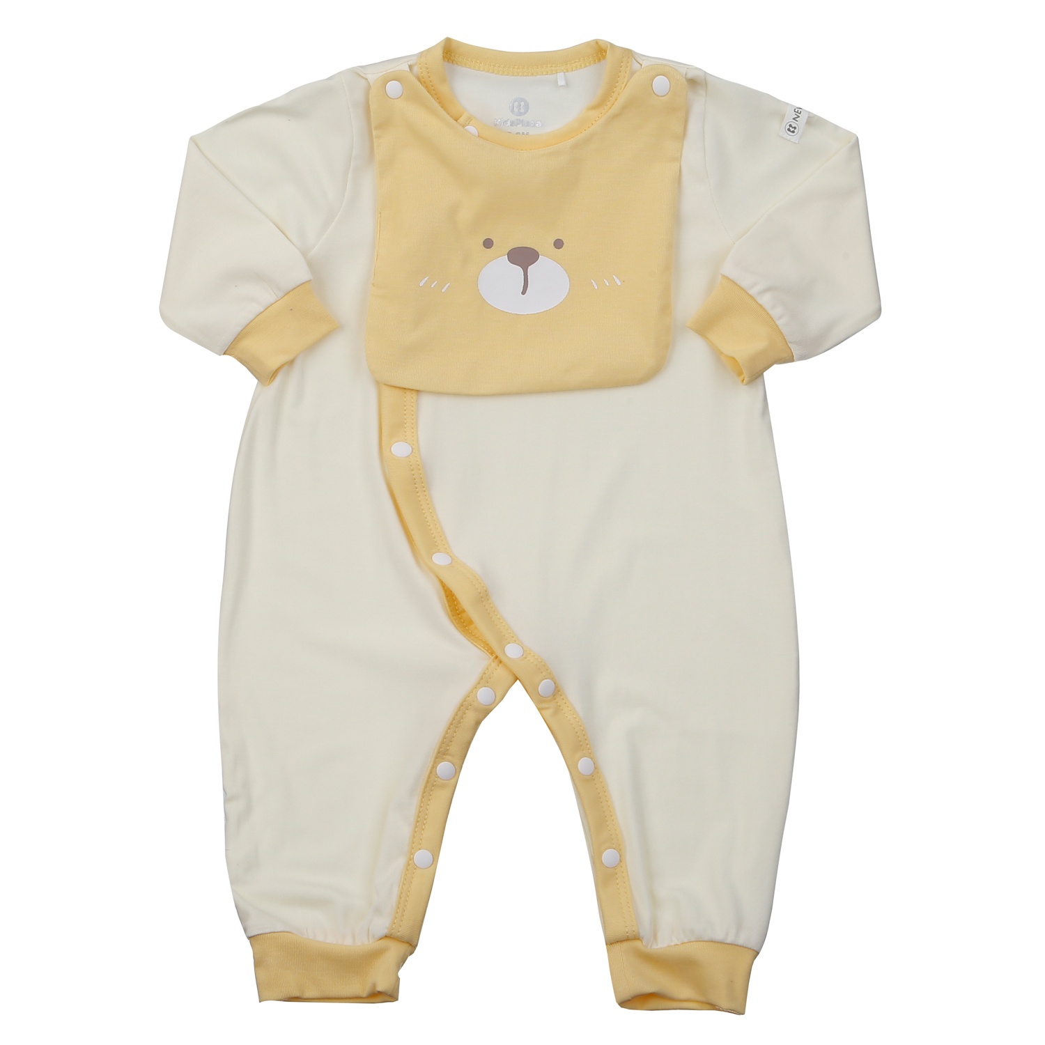 Bộ body dài cài lệch KidsPlaza Otis ND25H (Vàng) hình 1