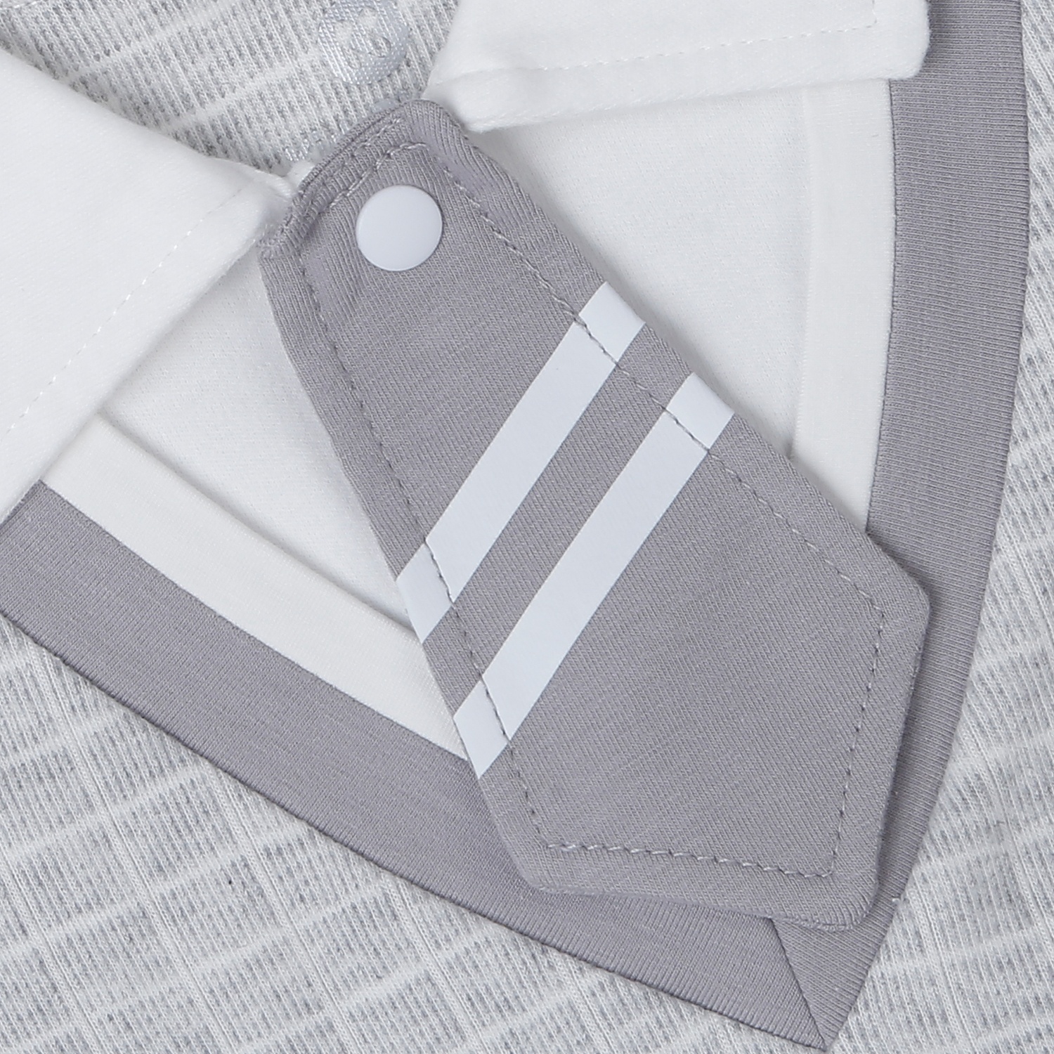 Bộ body dài tay bé trai KidsPlaza kẻ HN25T (Ghi)