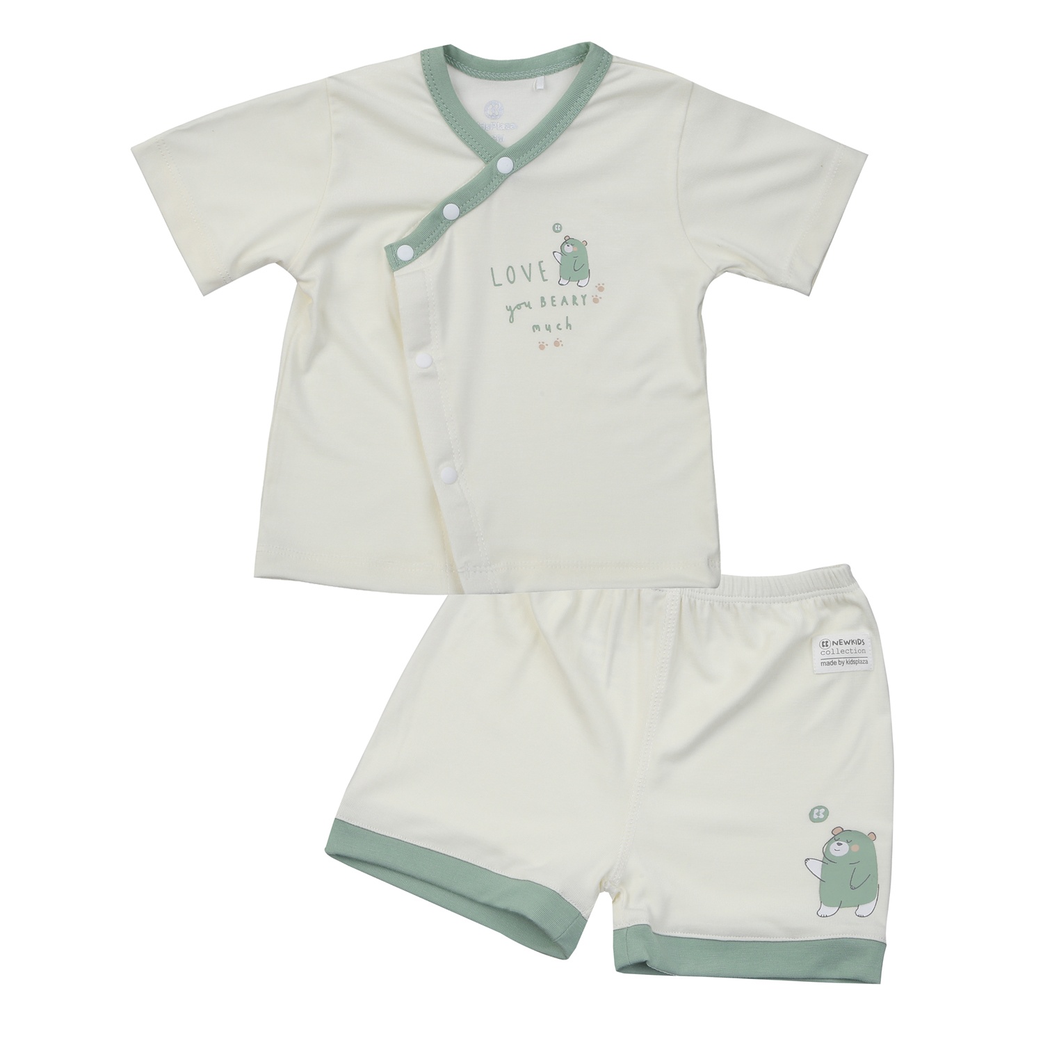 Bộ cộc cài lệch KidsPlaza Otis ND25H (Be) hình 1