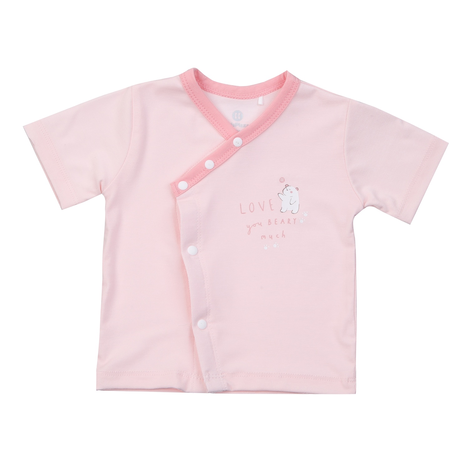 Bộ cộc cài lệch KidsPlaza Otis ND25H (Hồng nhạt)  hình 2