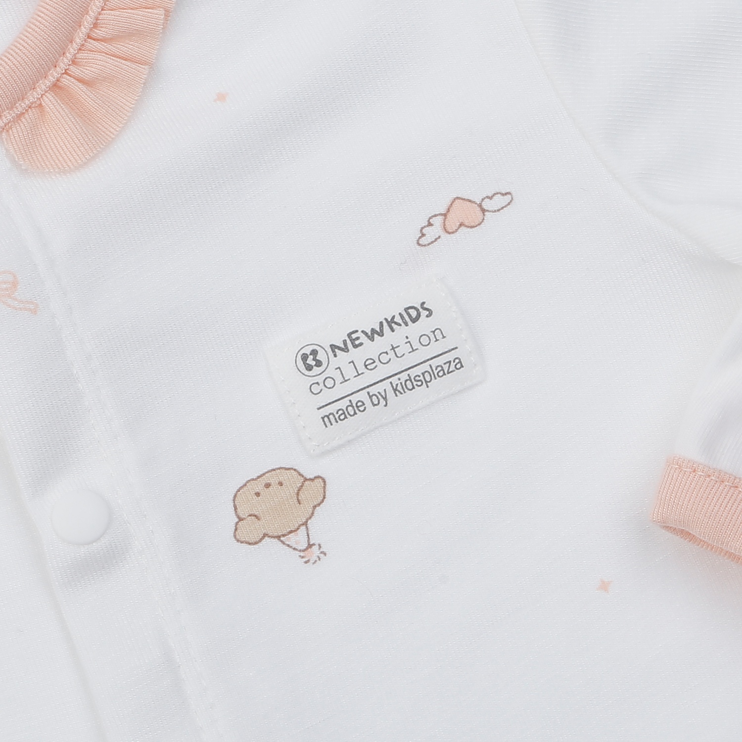 Bộ dài cài giữa KidsPlaza Otis ND25H (Trắng Hồng) hình 4