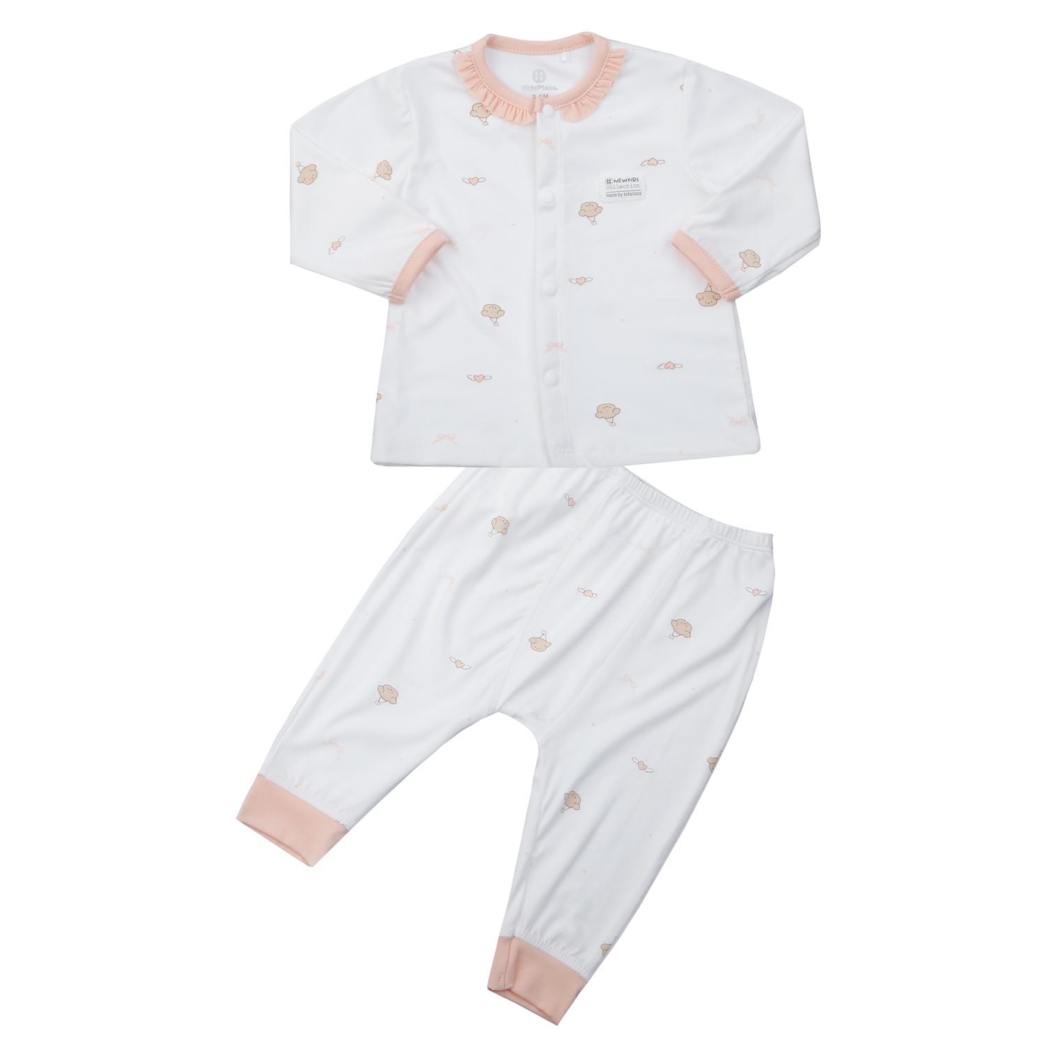 Bộ dài cài giữa KidsPlaza Otis ND25H (Trắng Hồng) hình 1