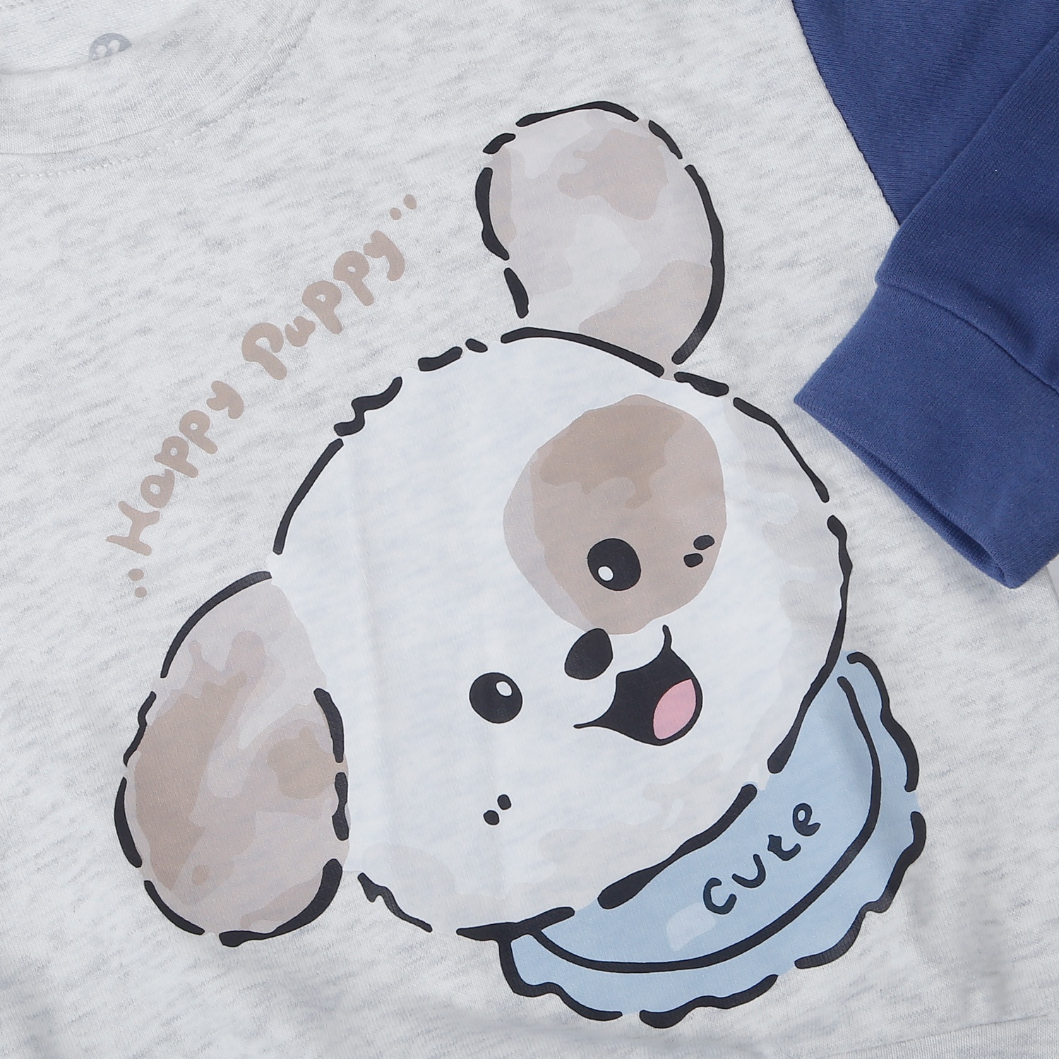 Bộ đồ bé trai KidsPlaza HN25D gấu (Xanh) hình 4