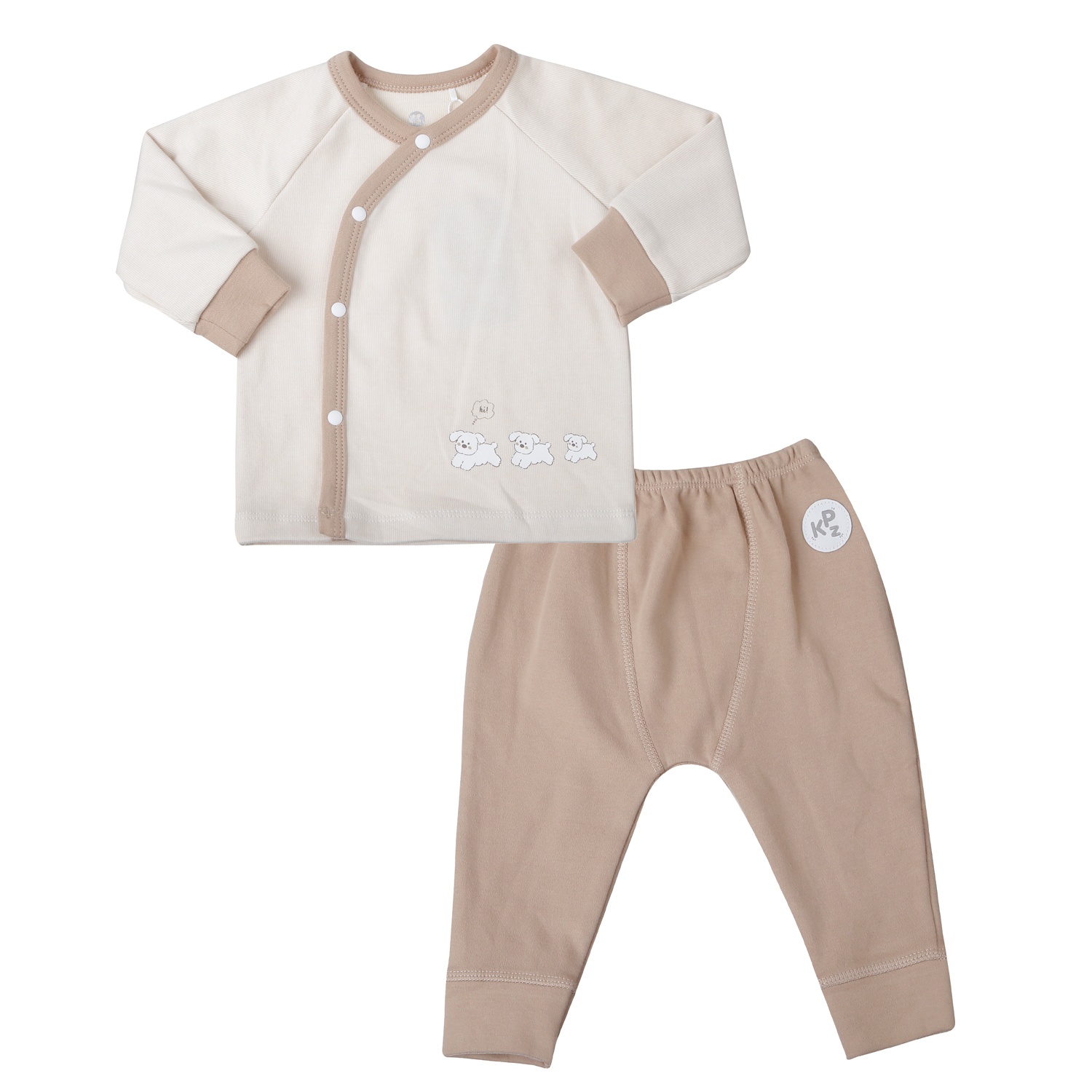 Bộ đồ sơ sinh KidsPlaza ND25D (Nâu) hình 1