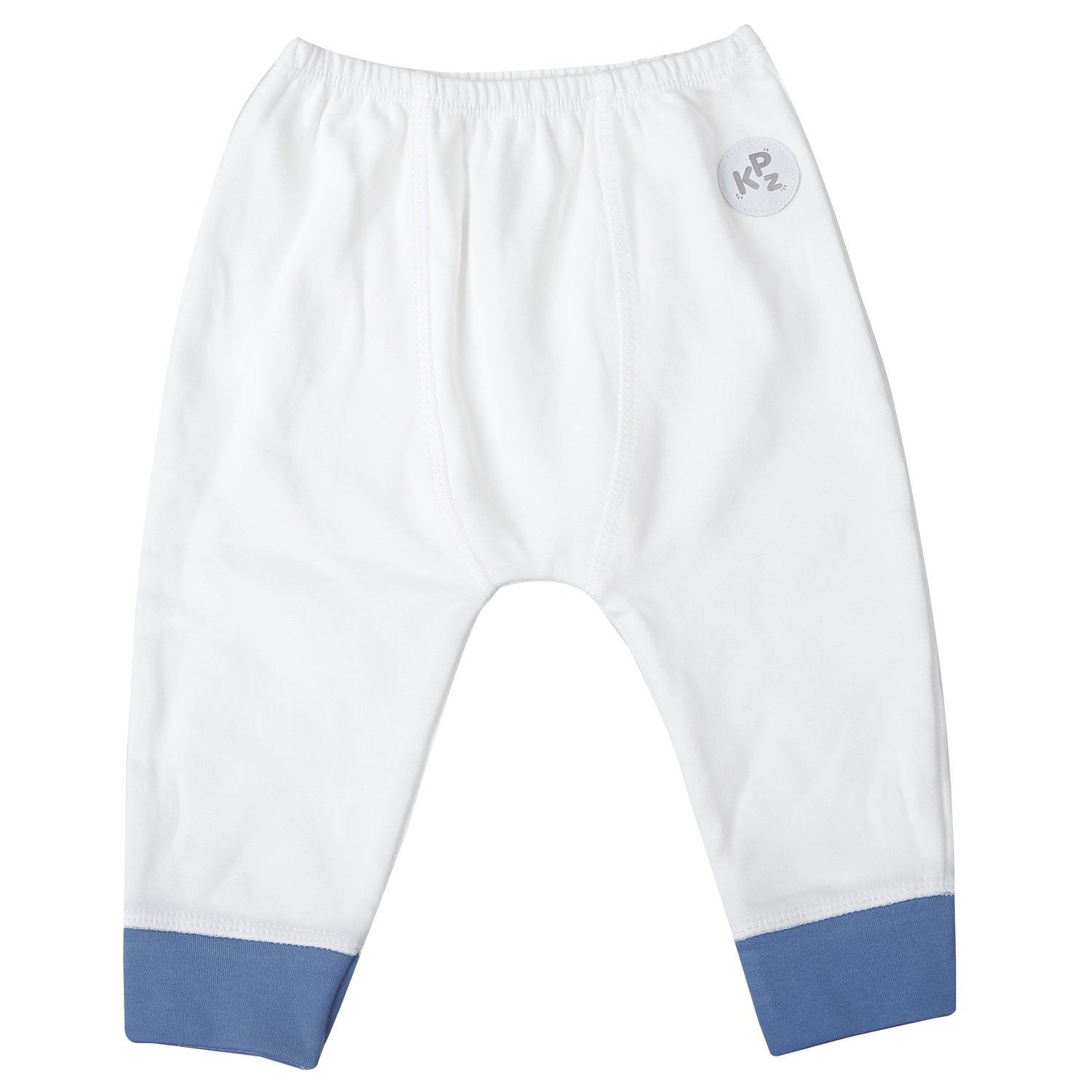 Bộ quần áo cài lệch KidsPlaza ND25D ( Trắng Xanh)  hình 4