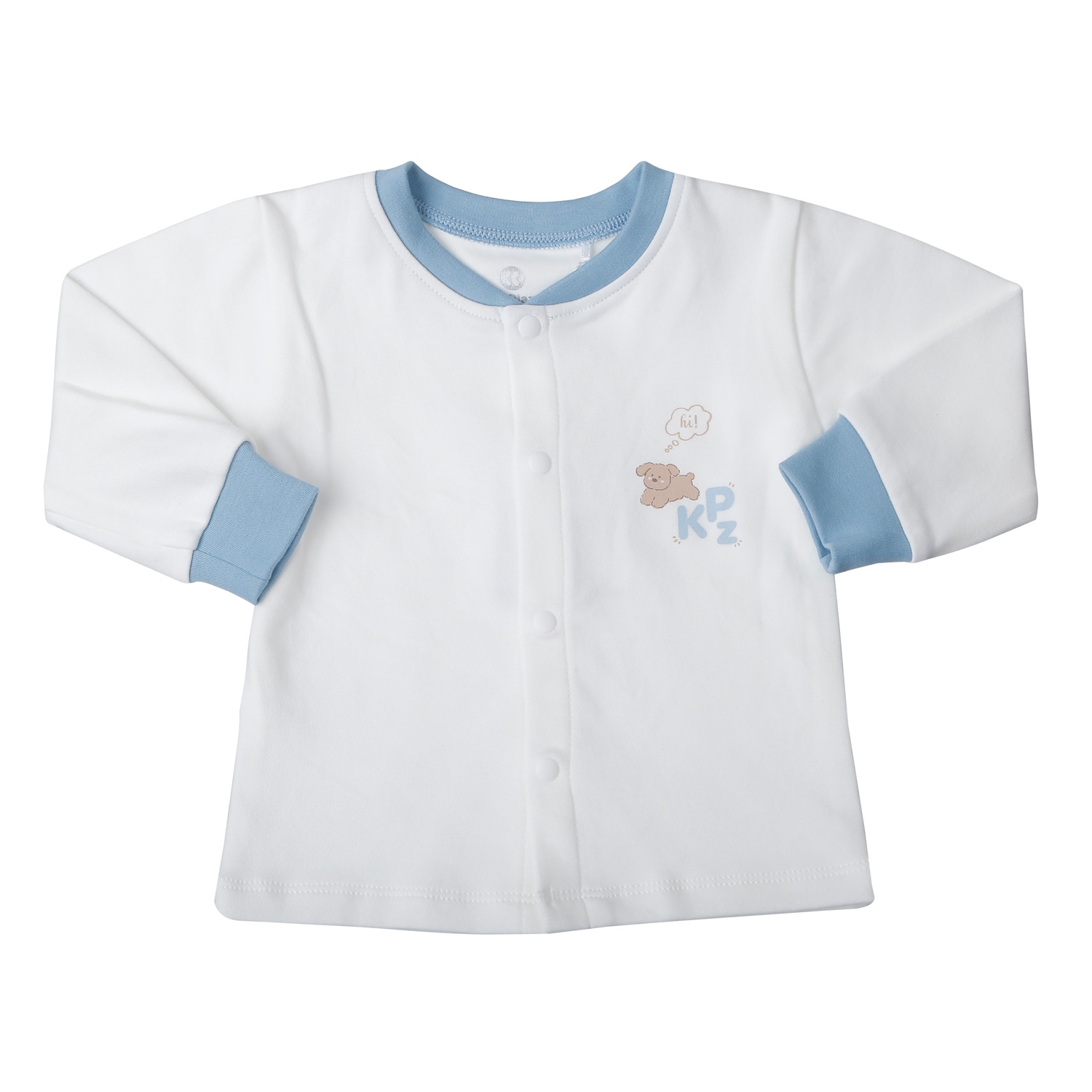 Bộ quần áo dài tay cài giữa KidsPlaza nhung ND25D (Xanh)