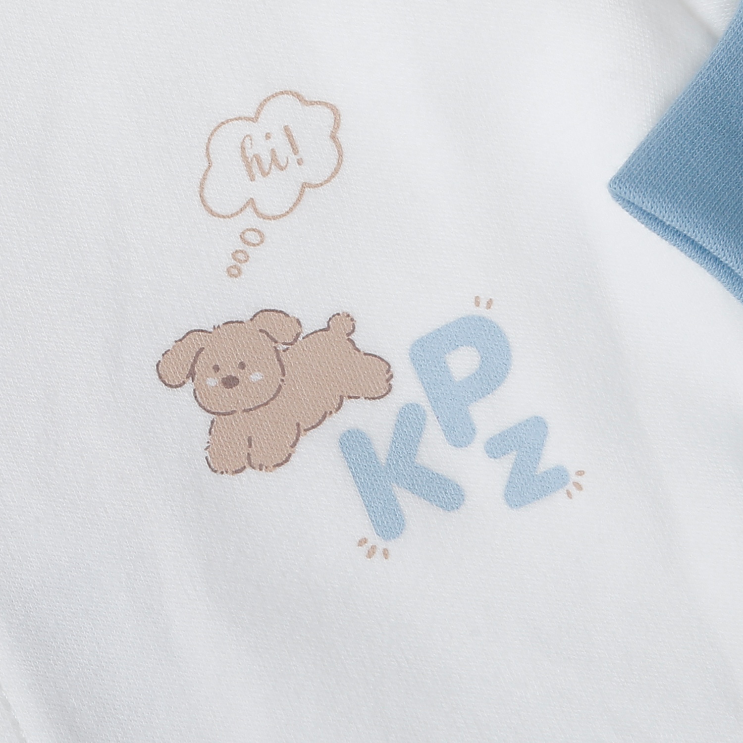 Bộ quần áo dài tay cài giữa KidsPlaza nhung ND25D (Xanh)