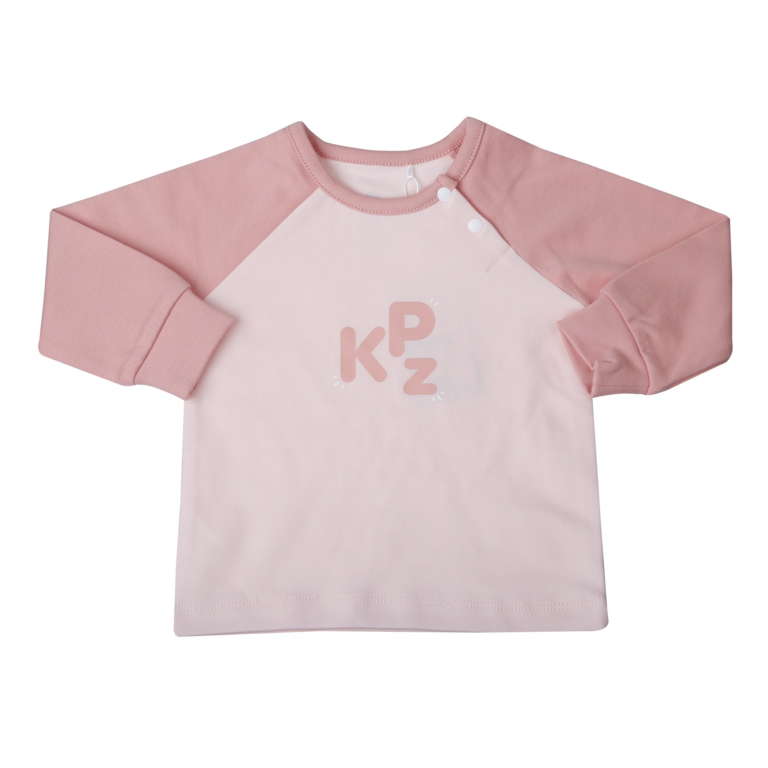 Bộ quần áo dài tay cài vai KidsPlaza nhung ND25D (Hồng)