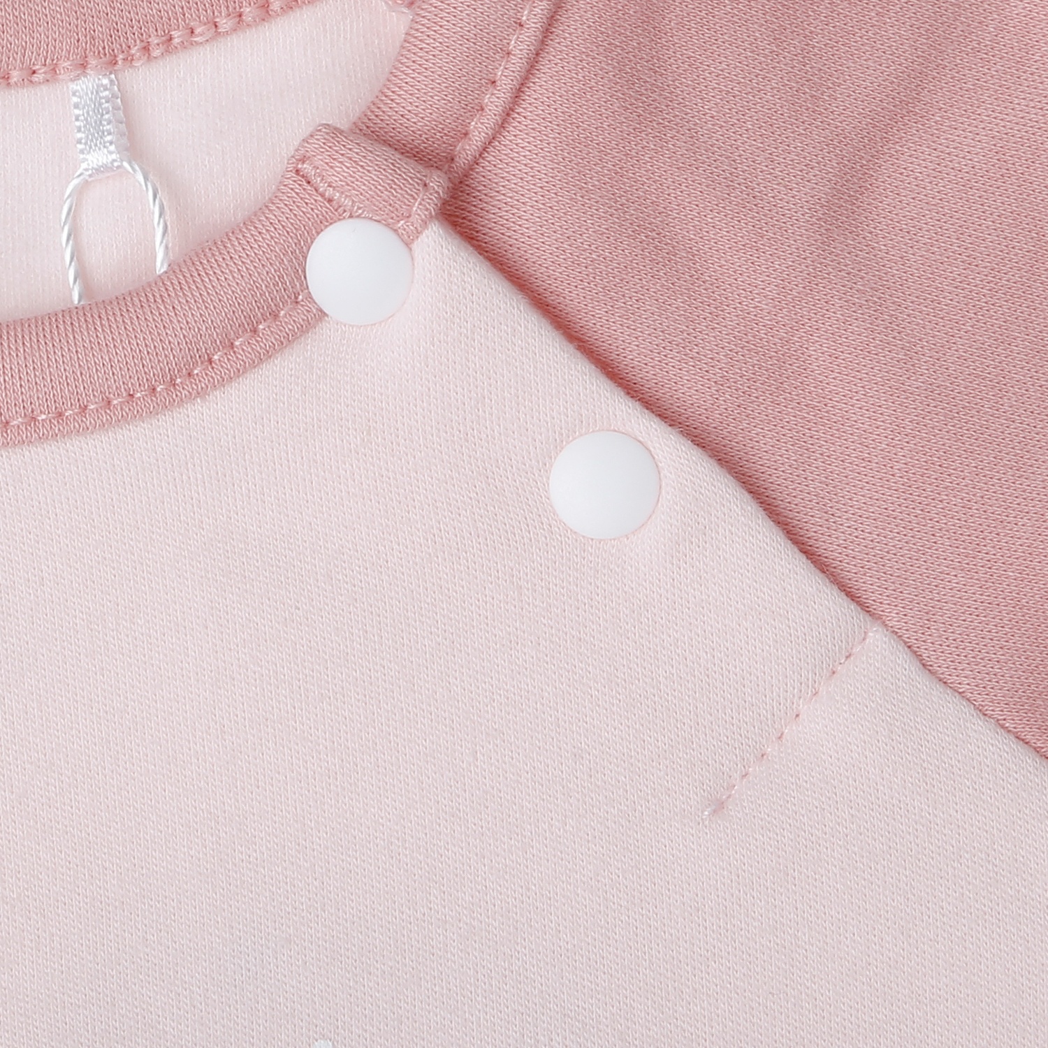 Bộ quần áo dài tay cài vai KidsPlaza nhung ND25D (Hồng)