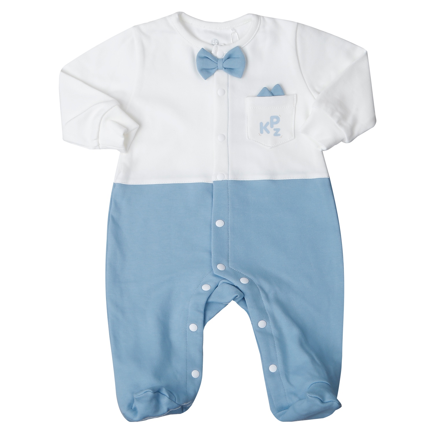 Body dài tay cài giữa KidsPlaza ND25D (Xanh) 