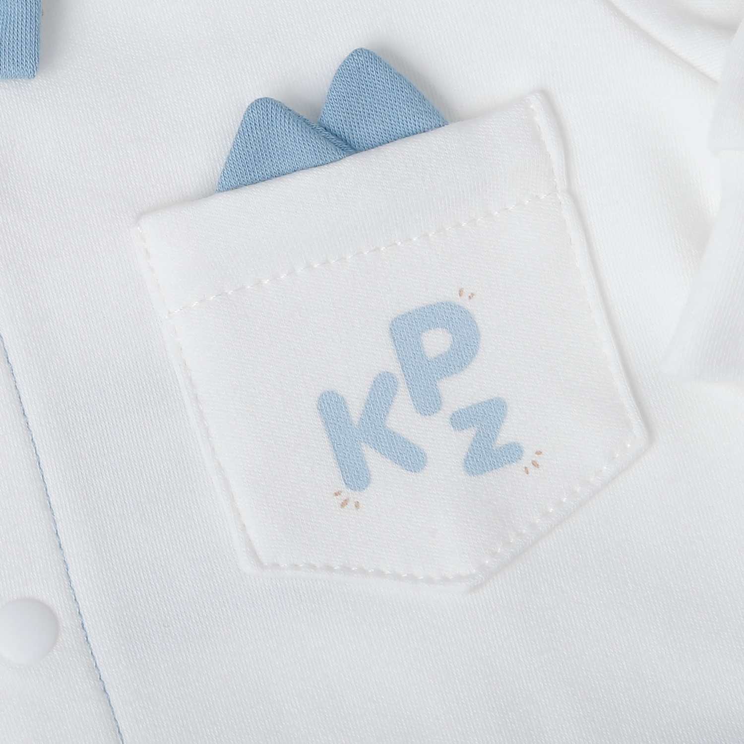 Body dài tay cài giữa KidsPlaza ND25D (Xanh)