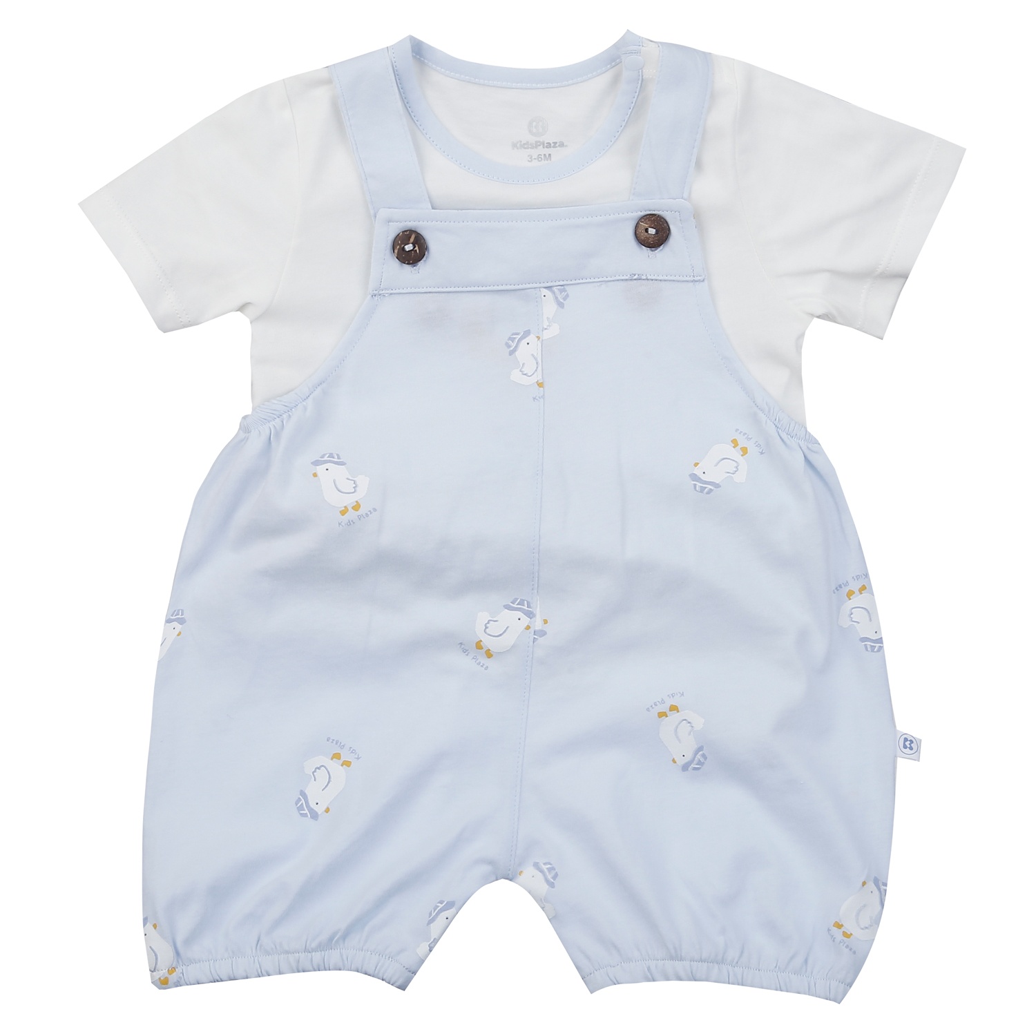 Set yếm bé trai KidsPlaza in vịt BA25H (Xanh dương) hình 1