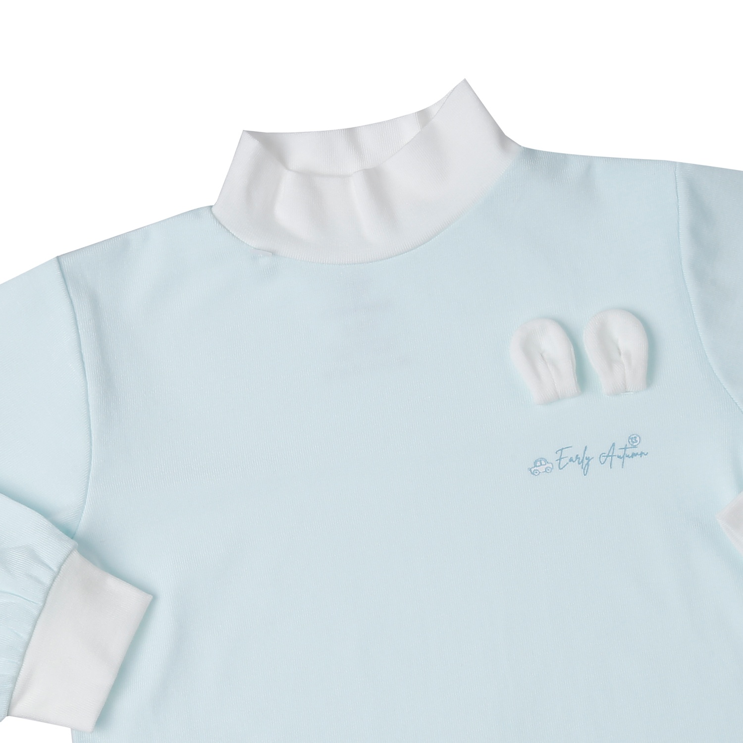 Áo cổ 3 phân KidsPlaza Otis gắn tai ND25T (Xanh) hình 2