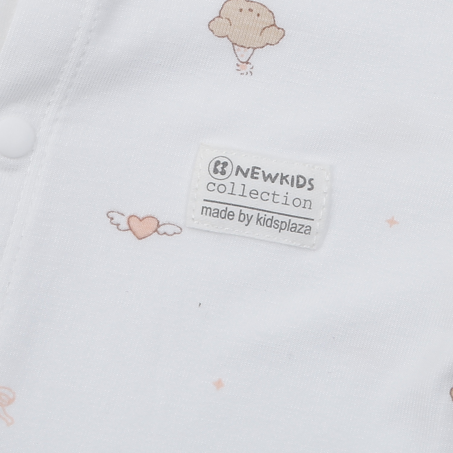 Bộ cộc cài giữa KidsPlaza Otis ND25H (Trắng hồng) hình 2