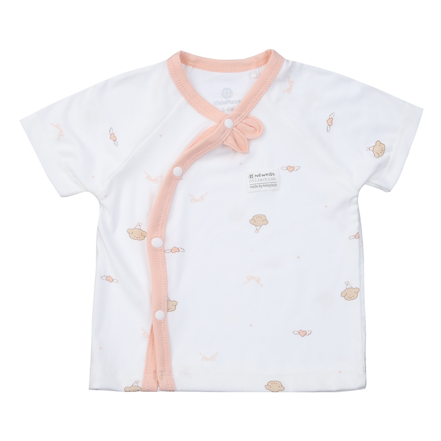 Bộ cộc cài lệch KidsPlaza Otis ND25H (Trắng hồng) hình 4