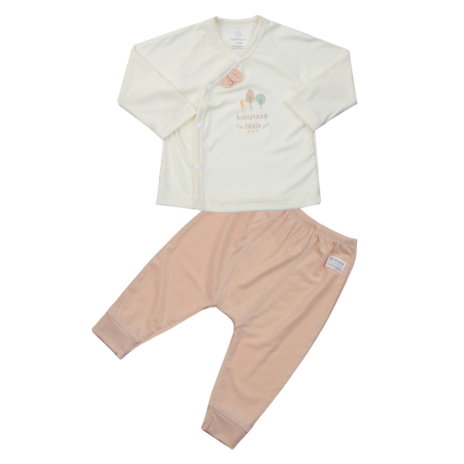 Bộ quần áo sơ sinh KidsPlaza Otis ND25H (Be) hình 1