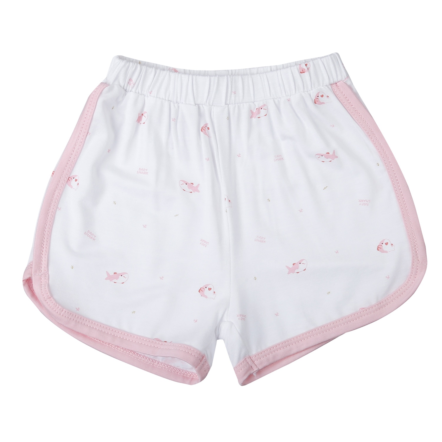 Bộ quần áo ba lỗ KidsPlaza in cá TT25H (Trắng)