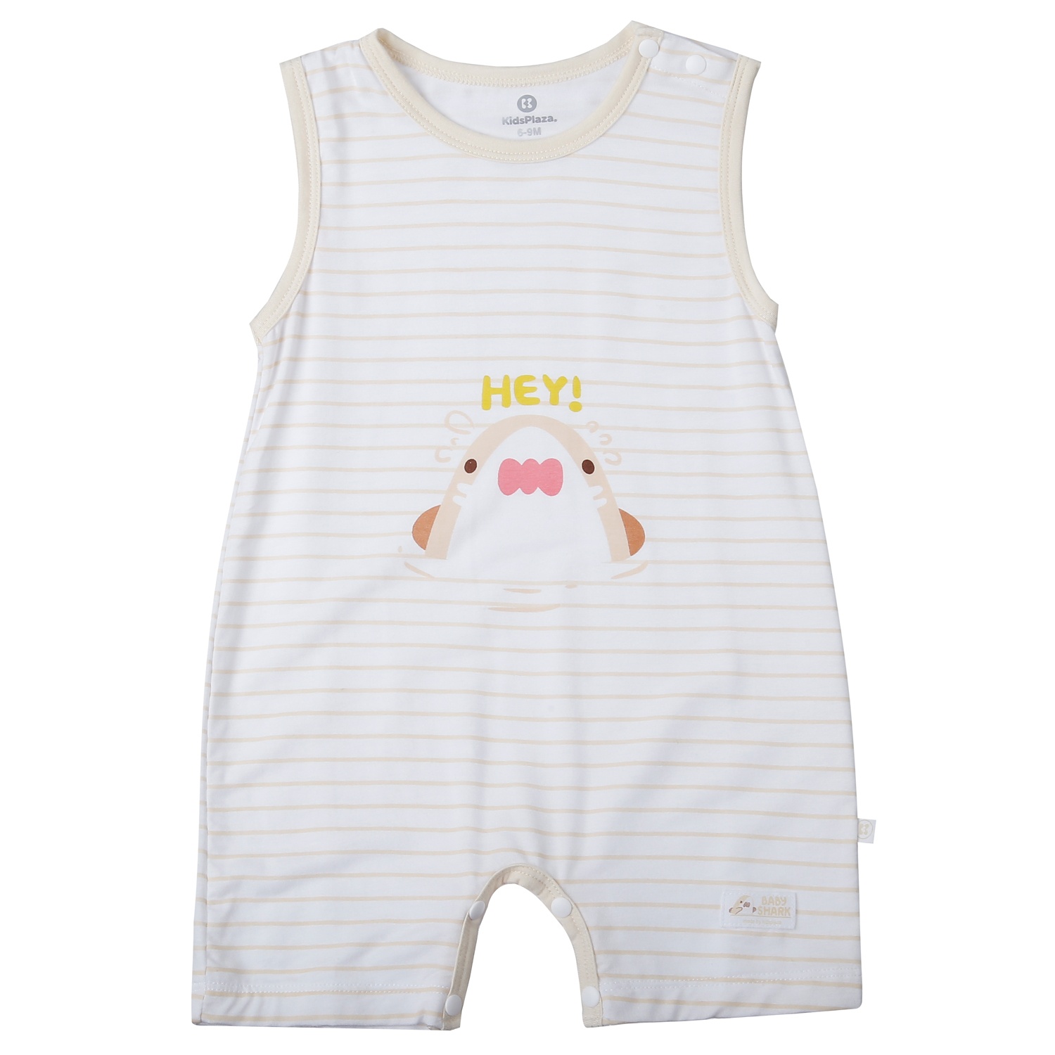 Bộ body ba lỗ KidsPaza in cá TT25H (Trắng be)