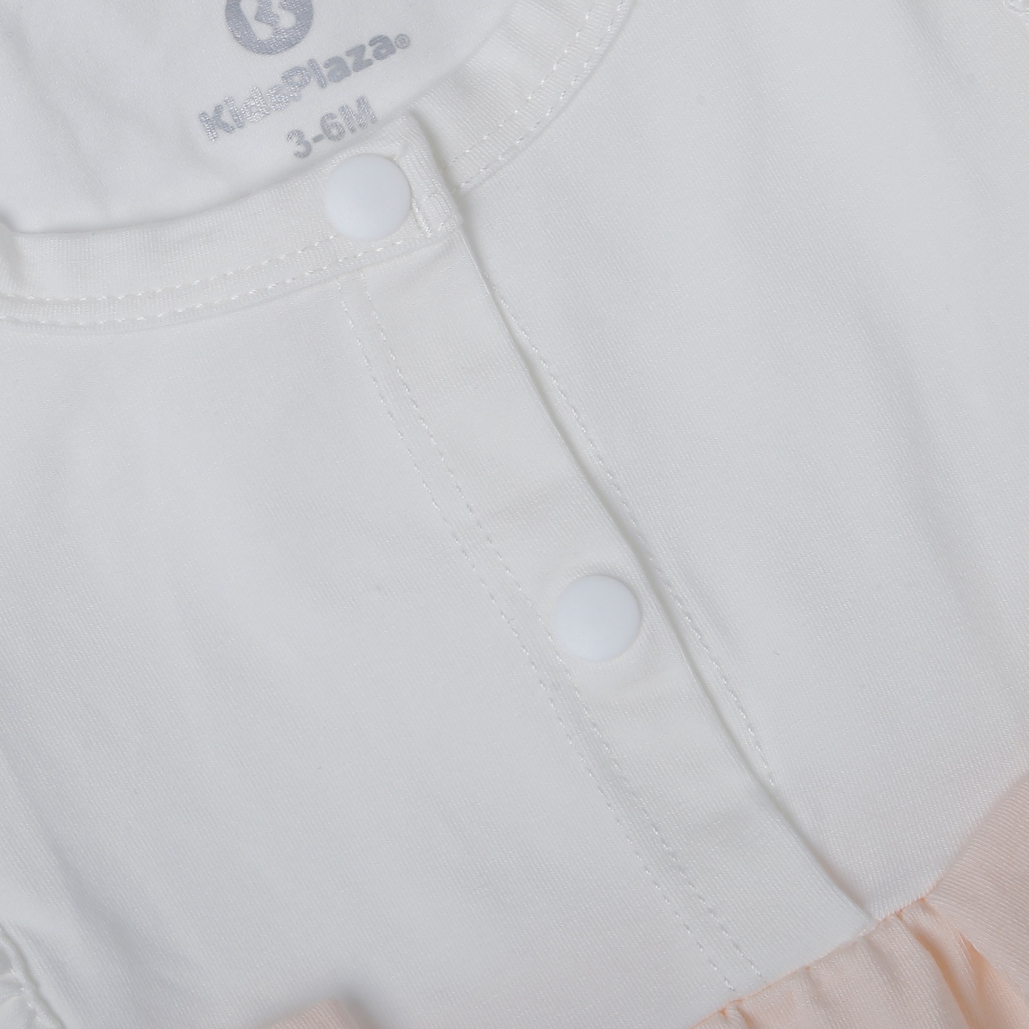 Bộ body dài bé gái KidsPlaza gắn nơ HN25T (Trắng)