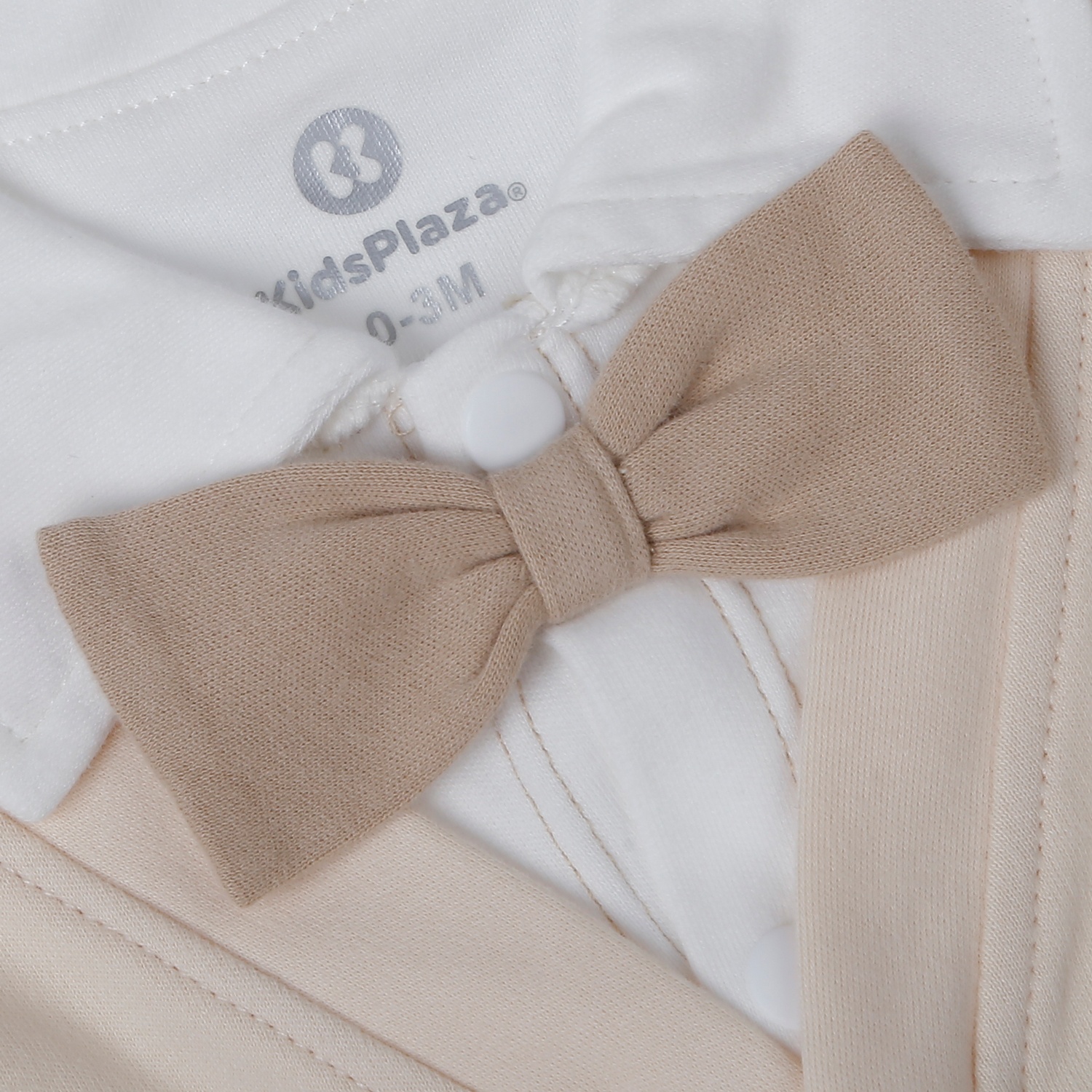 Bộ body dài bé trai KidsPlaza in cún HN25T (Nâu be) 