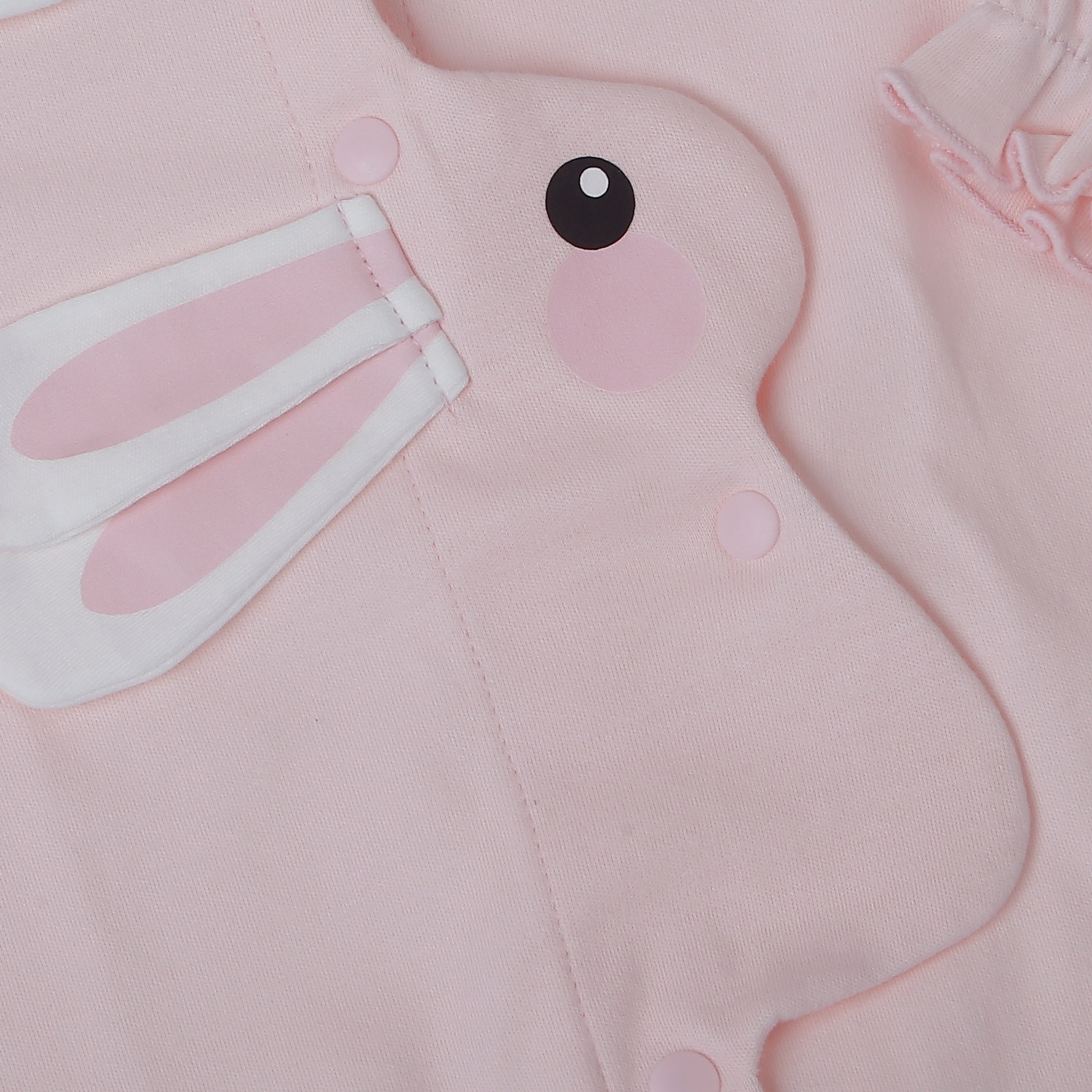 Bộ body dài tay bé gái Kidsplaza in thỏ HN25T (Hồng)