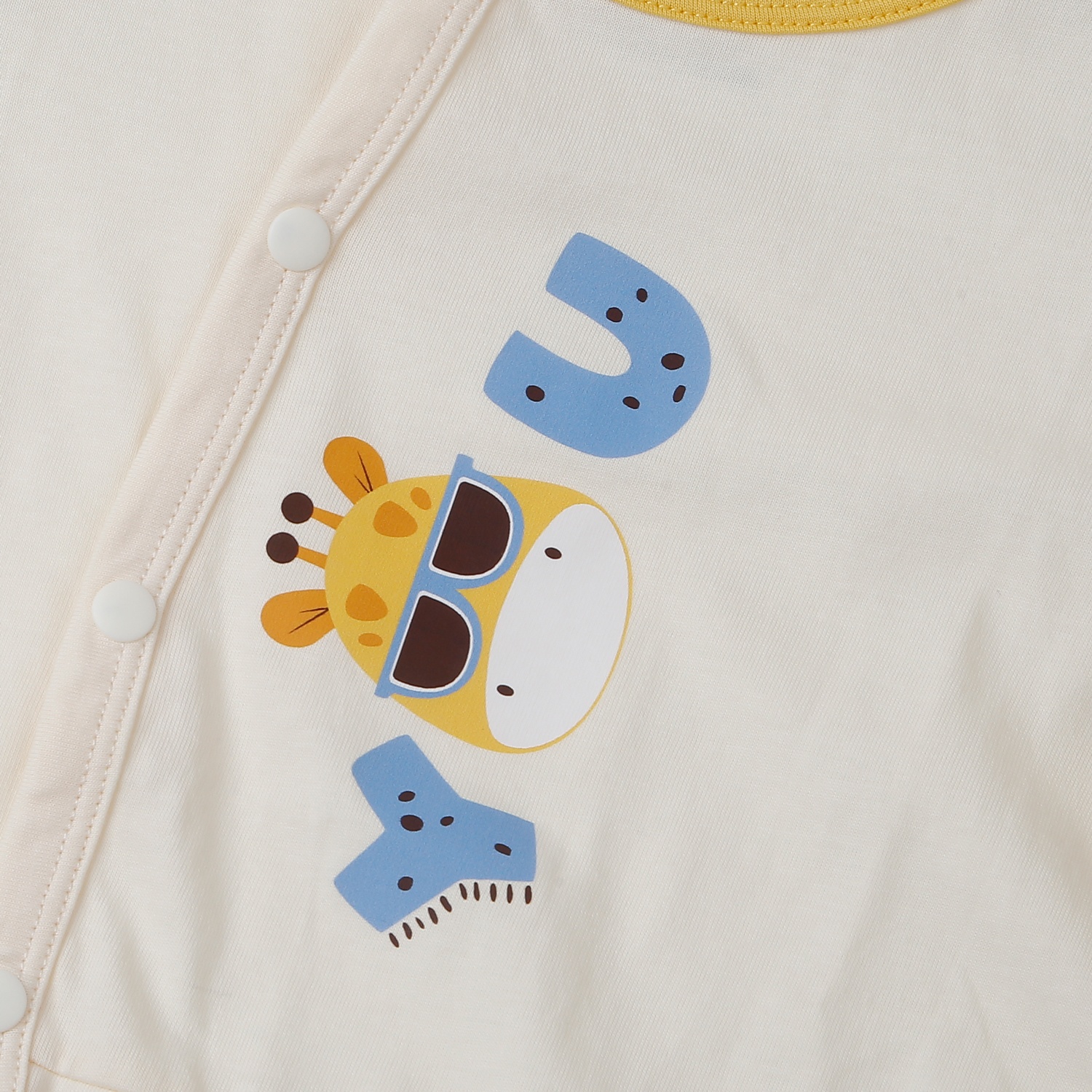 Bộ body dài tay KidsPlaza in hươu HN25T (Be nâu) hình 2