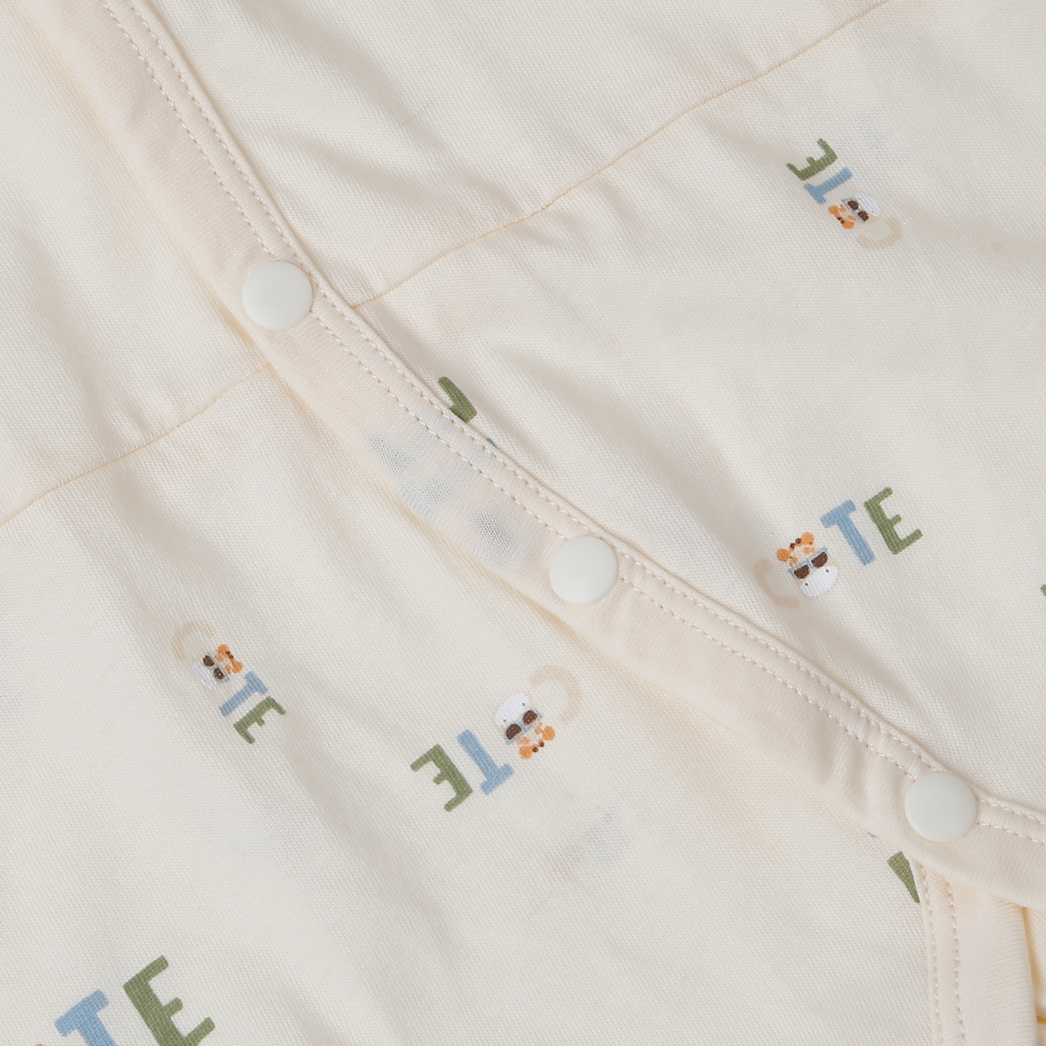 Bộ body dài tay KidsPlaza in hươu HN25T (Be nâu) hình 3