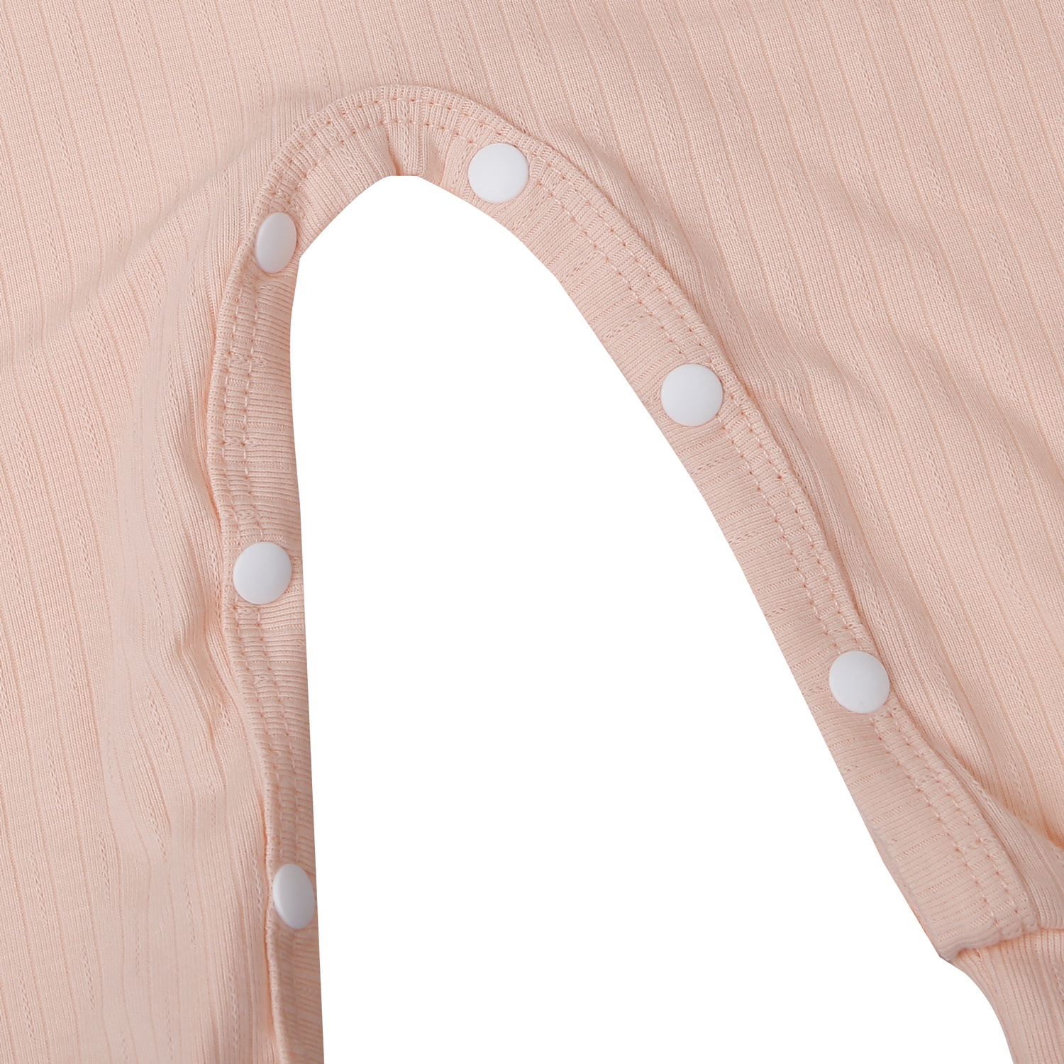 Bộ body dài tay KidsPlaza kẻ tăm ND25T (Hồng) hình 4