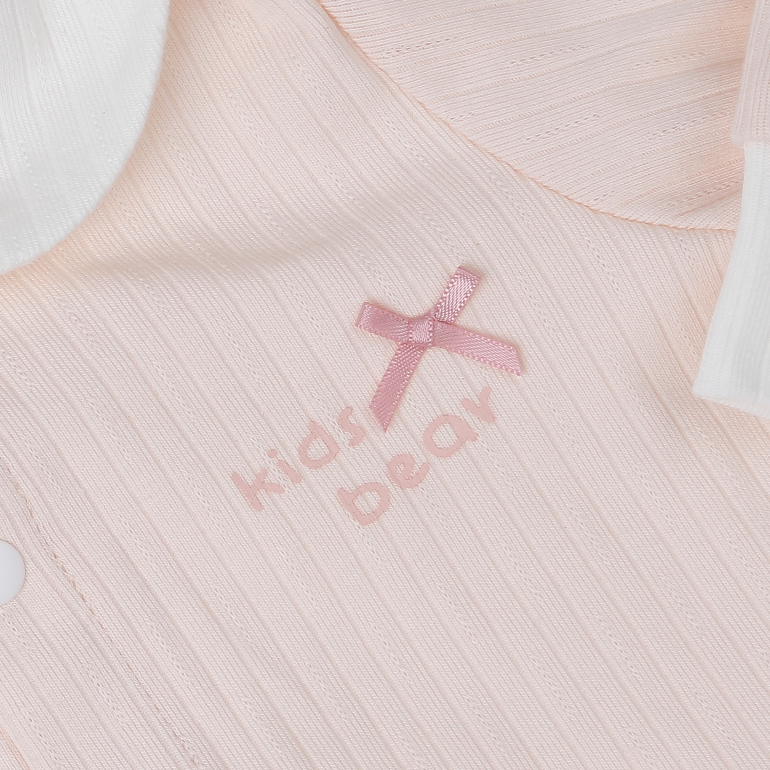 Bộ body dài KidsPlaza kẻ tăm ND25T (Hồng cam) hình 2